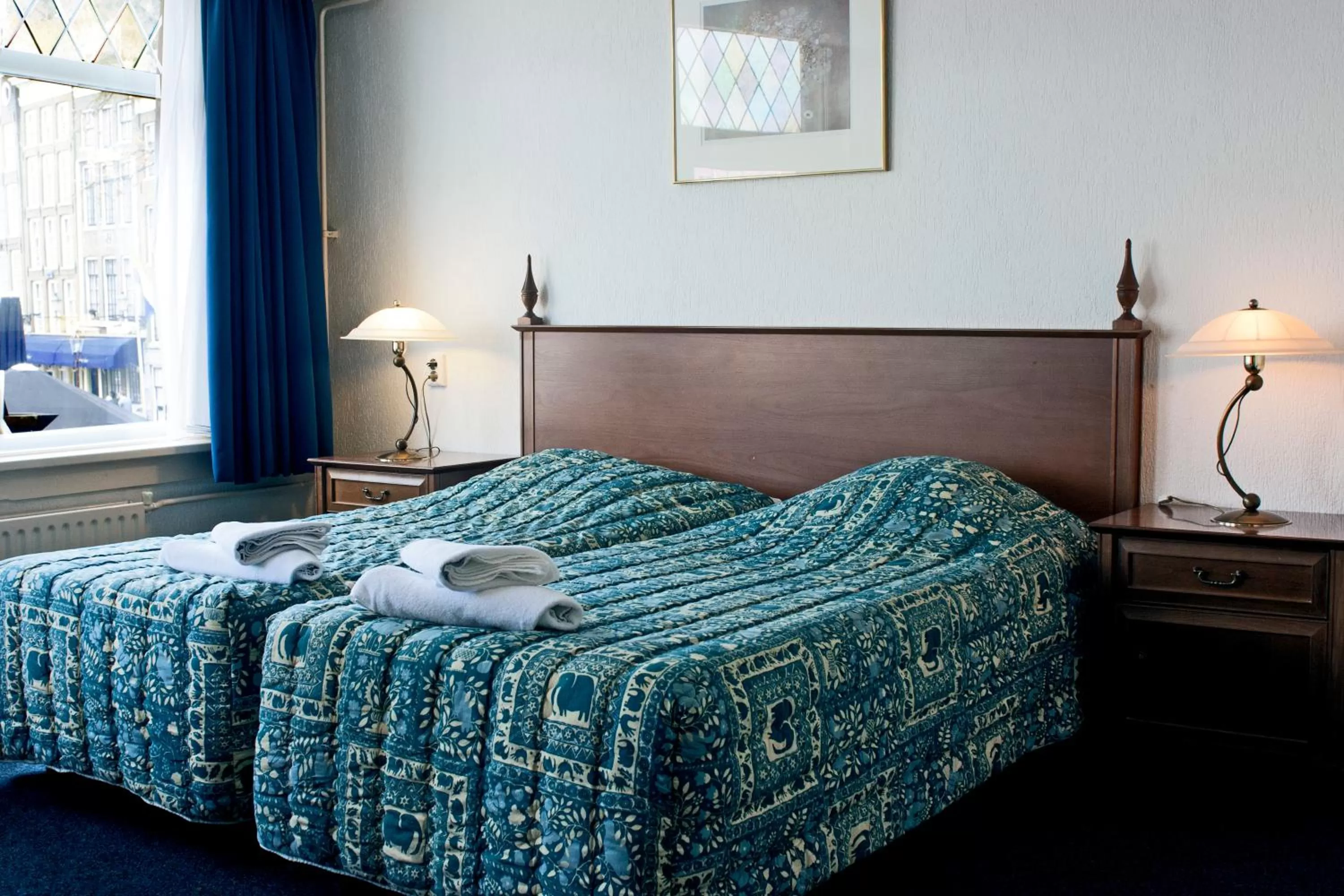 Bed in Hotel Prins Hendrik