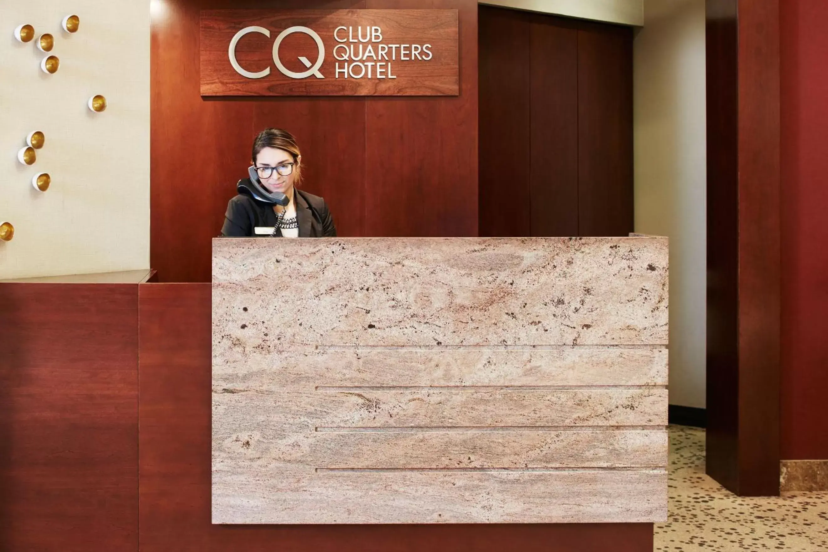 Lobby or reception in Club Quarters Hotel Central Loop, Chicago