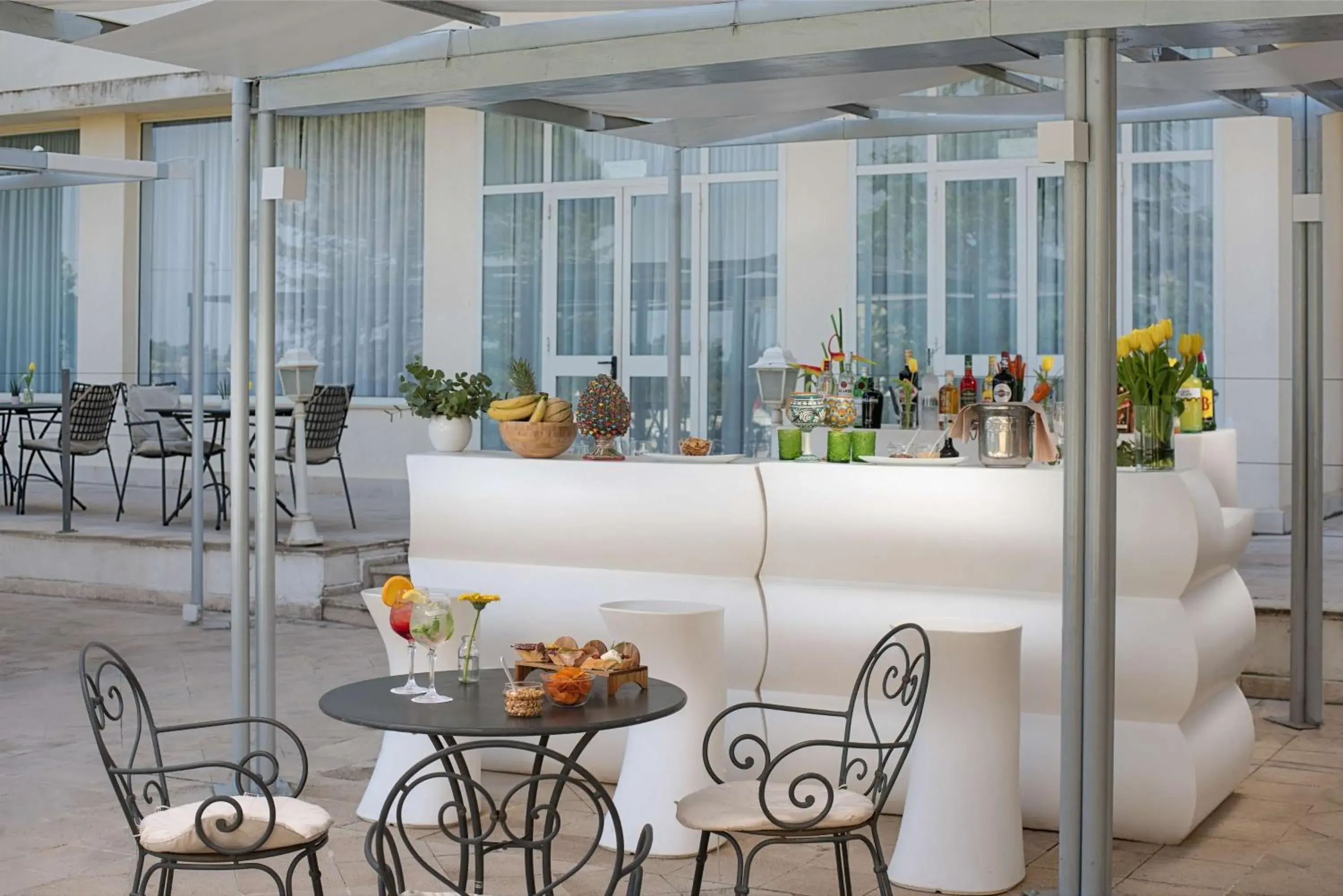 Balcony/Terrace in NH Caltagirone Villa San Mauro