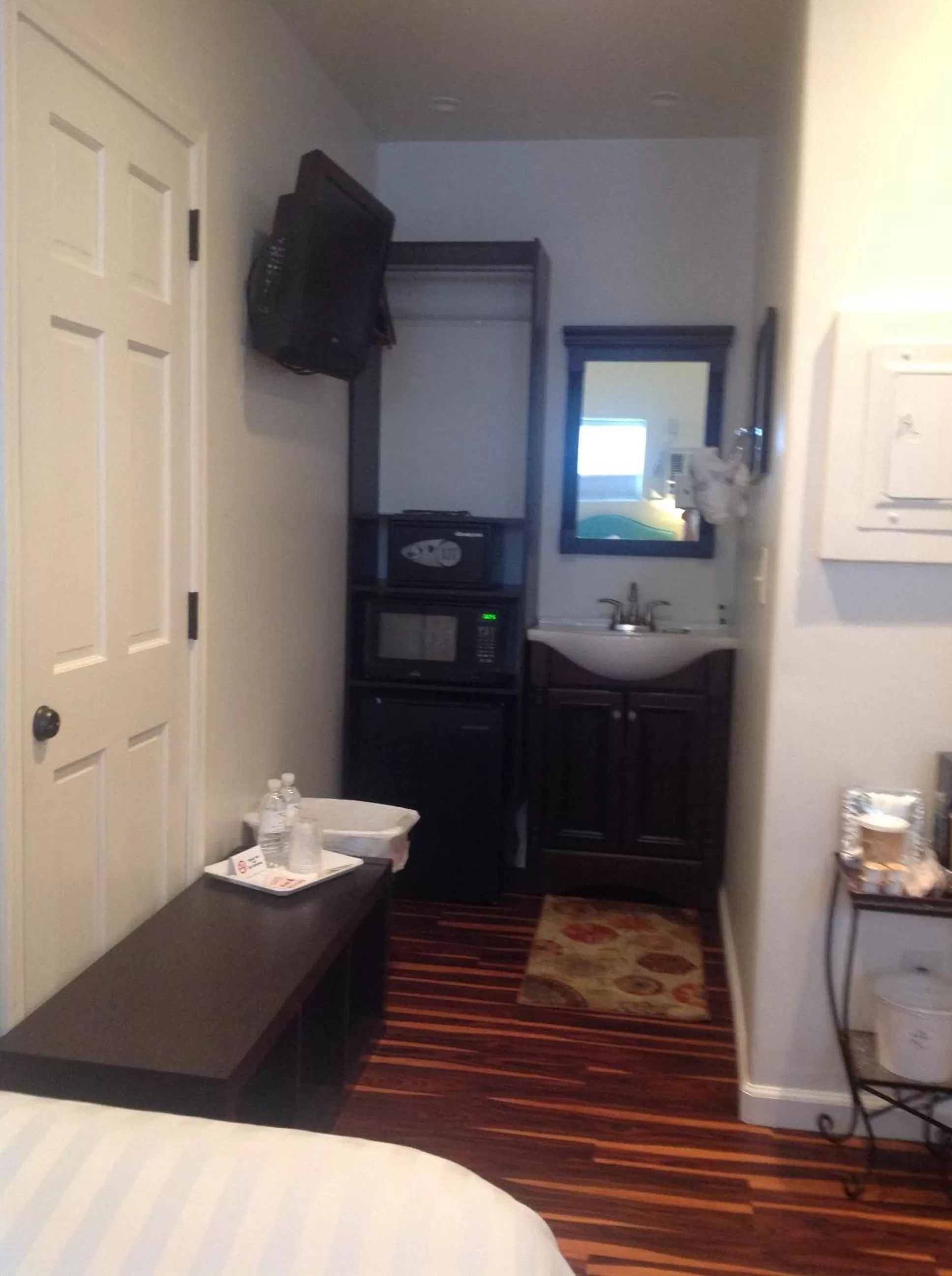 Decorative detail, Bed in Iron Horse Inn