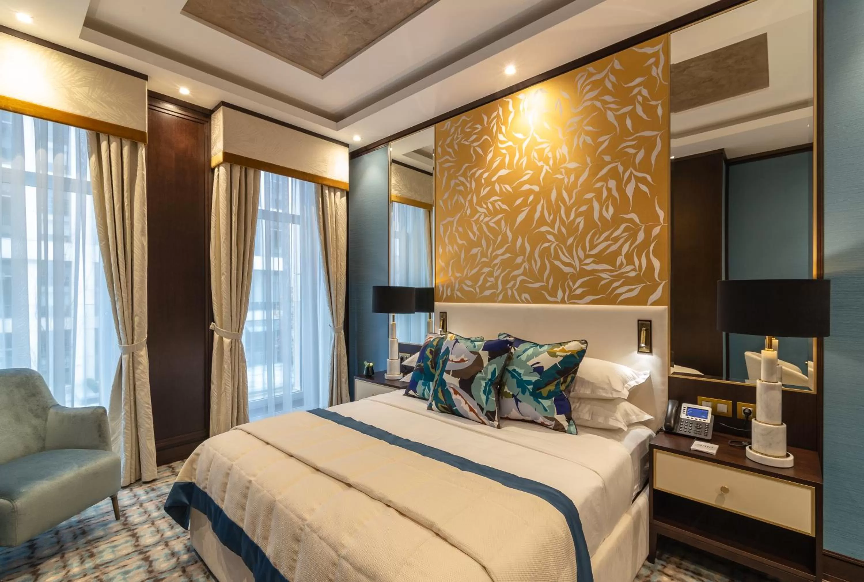 Bed in SOHO boutique hotel