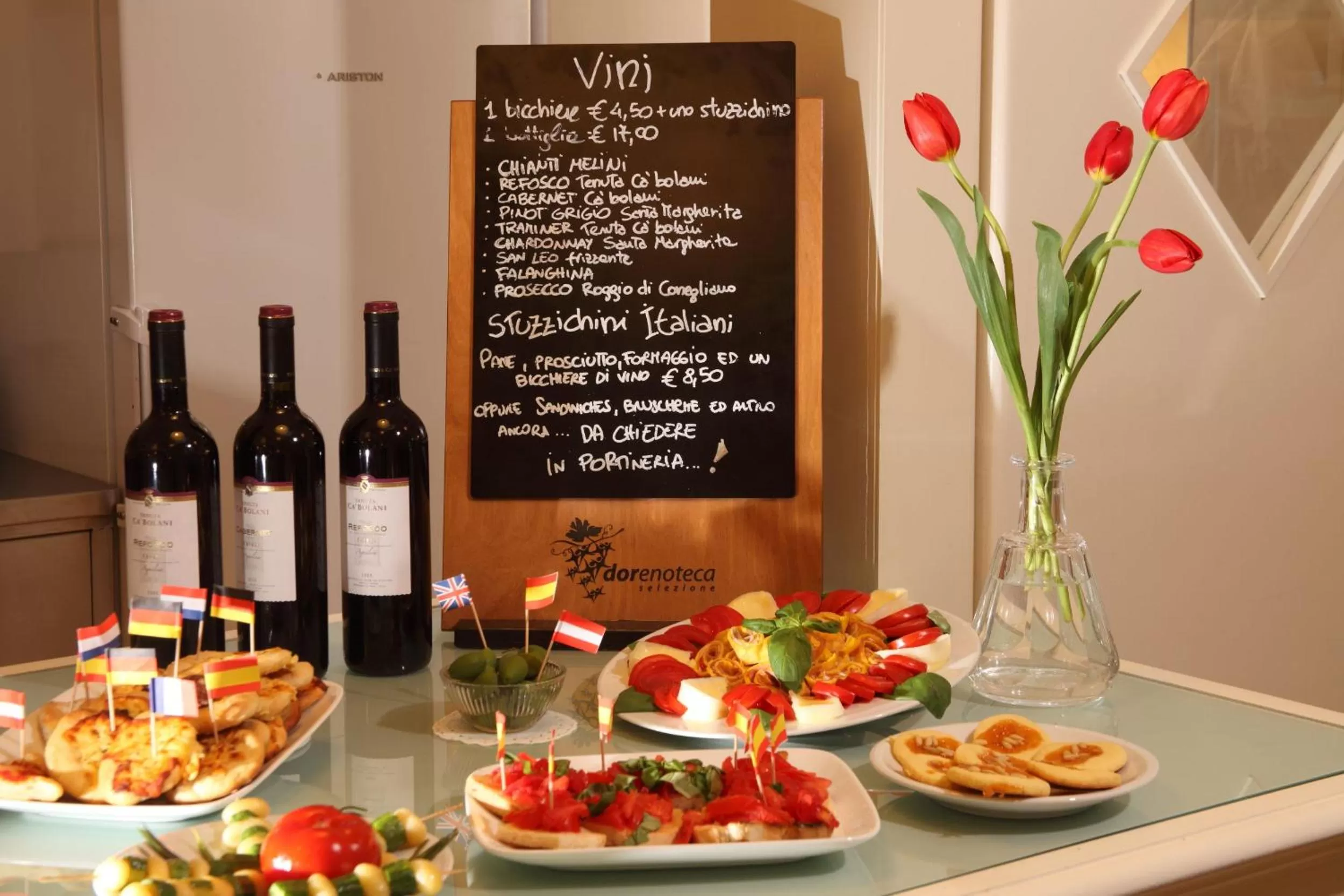 Food in Hotel Modigliani