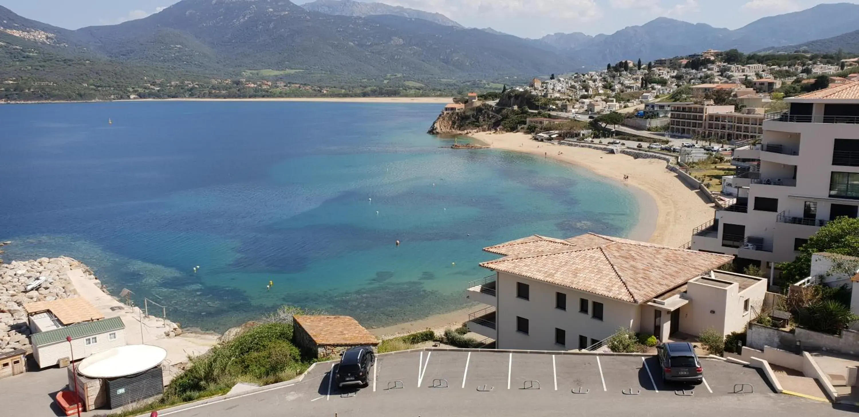 Sea view, Bird's-eye View in Le Neptune & Spa