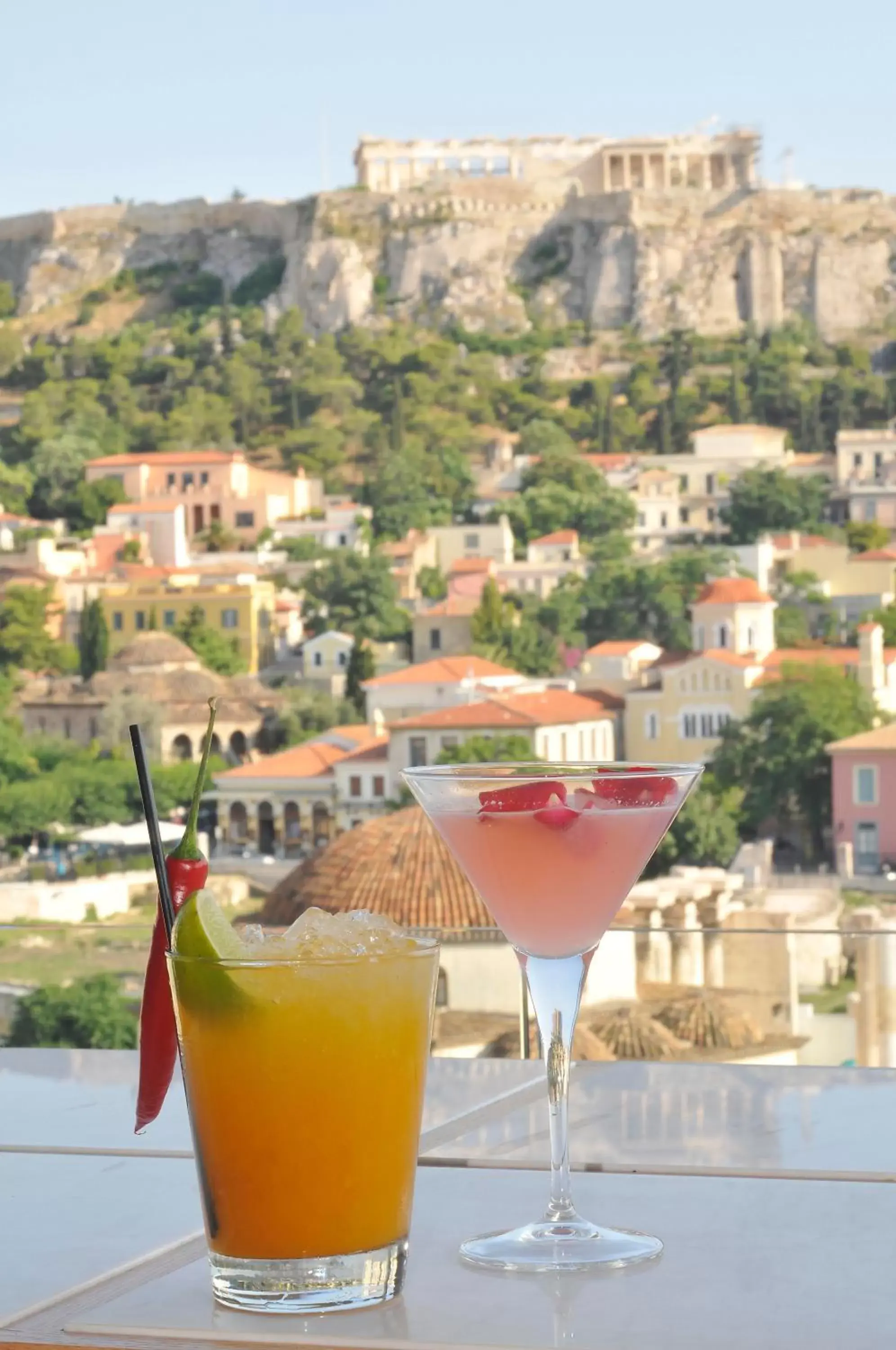 Landmark view in A for Athens