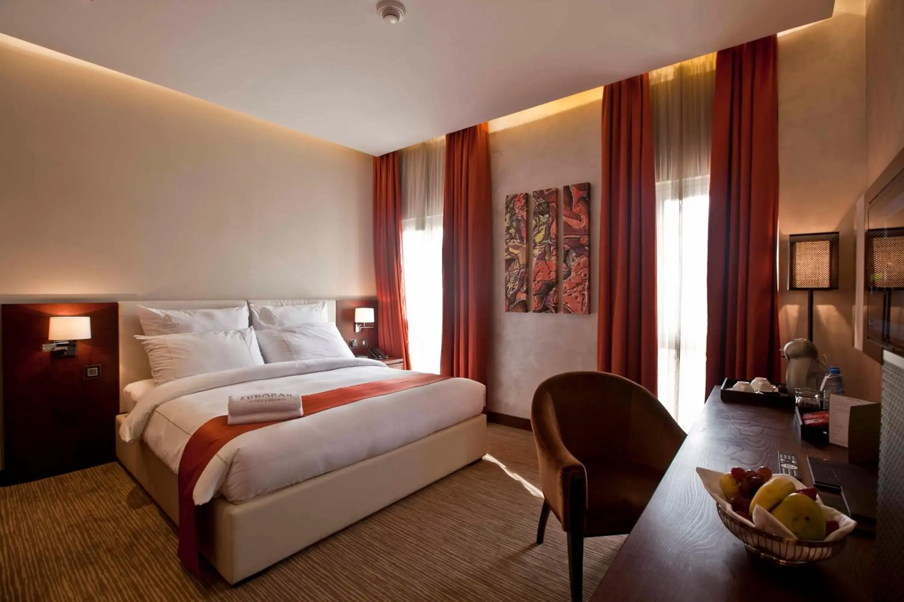 Bedroom in Zubarah Hotel