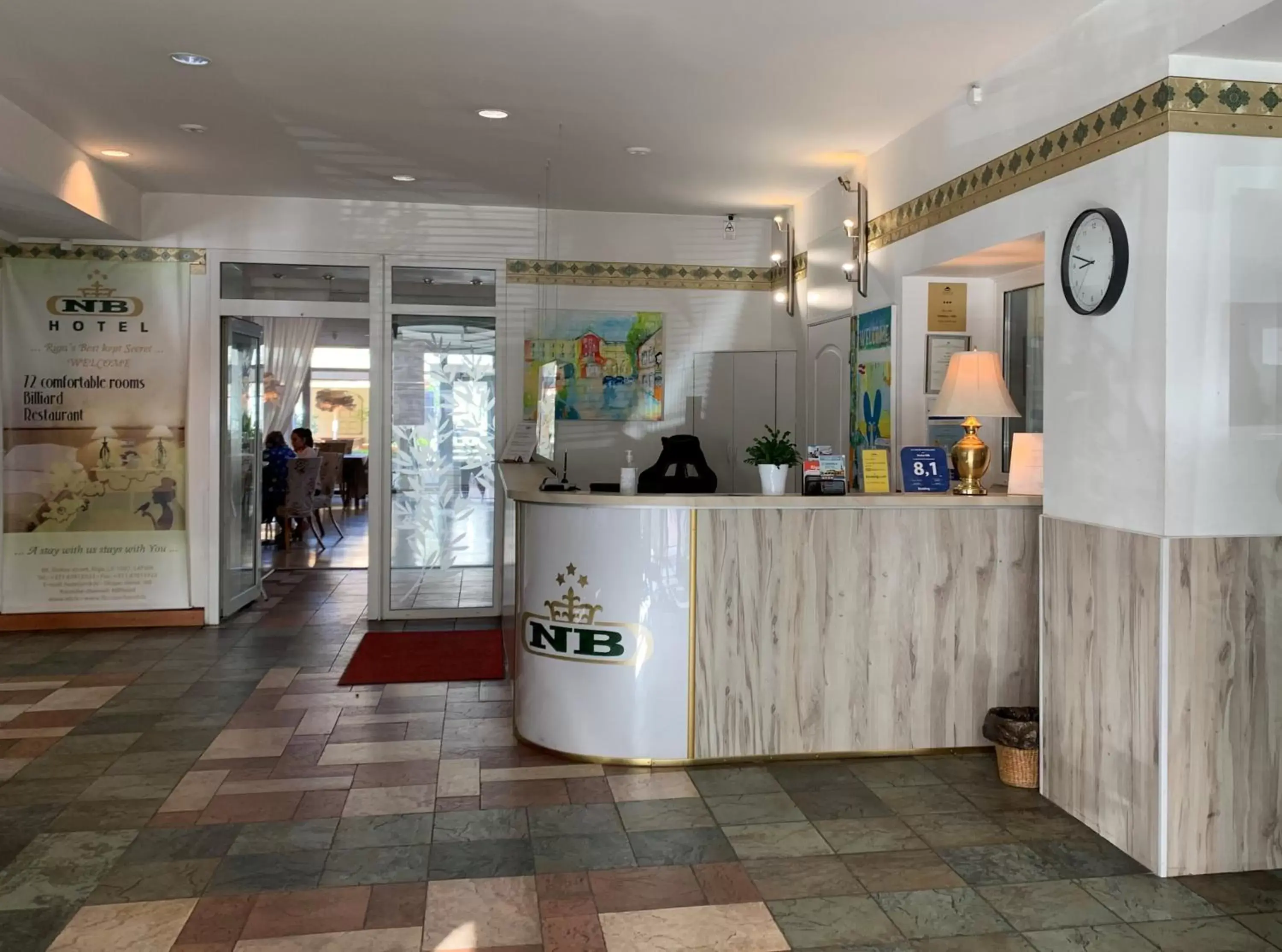 Restaurant/places to eat, Lobby/Reception in NB Hotel with Free Parking