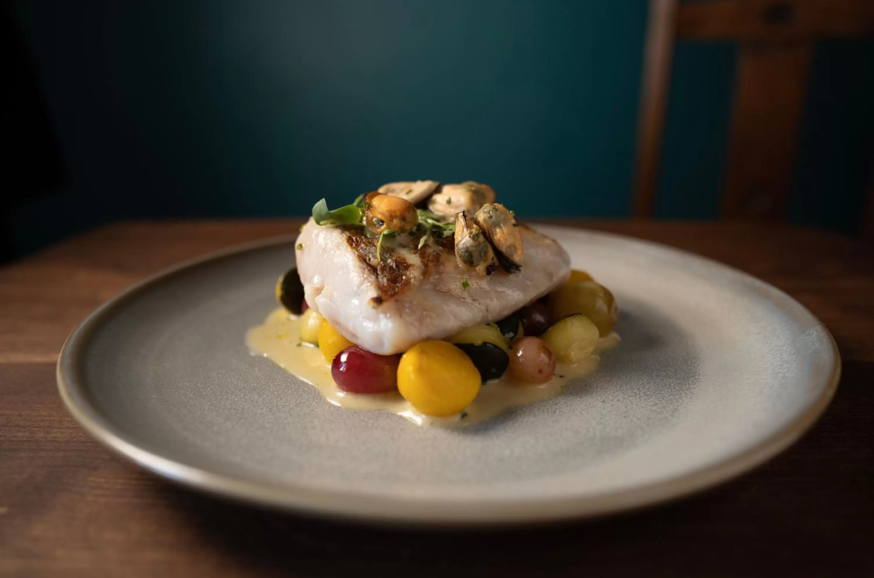 Food close-up in The Greyhound Inn