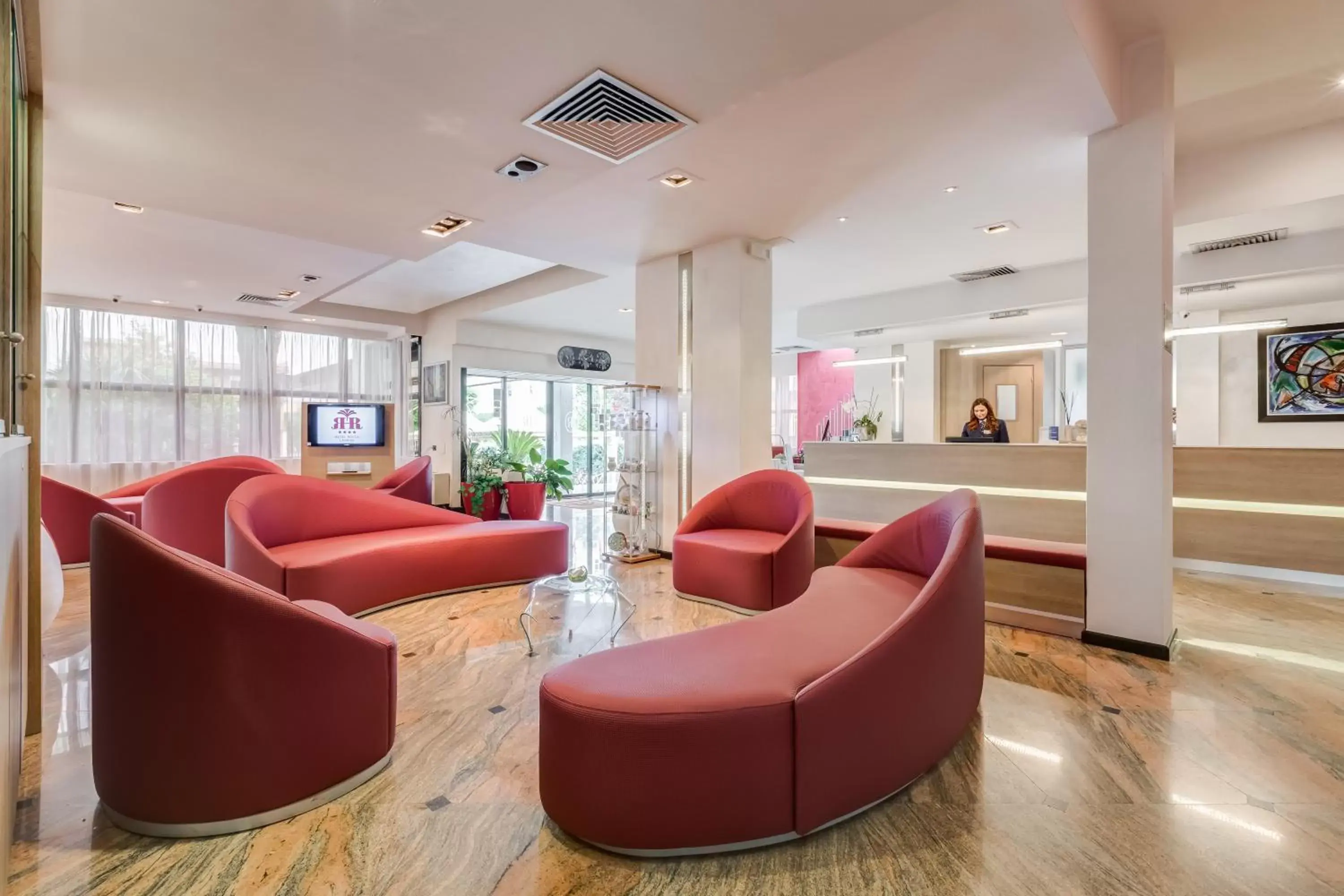Lobby or reception, Lounge/Bar in Best Western Hotel Rocca