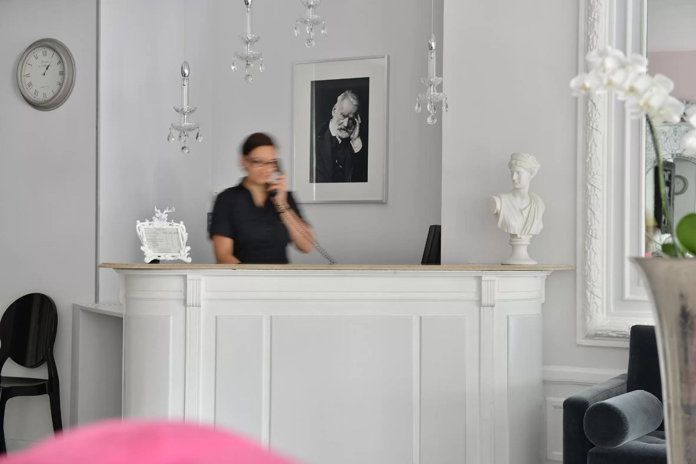 Lobby or reception in Hotel La Villa Nice Victor Hugo