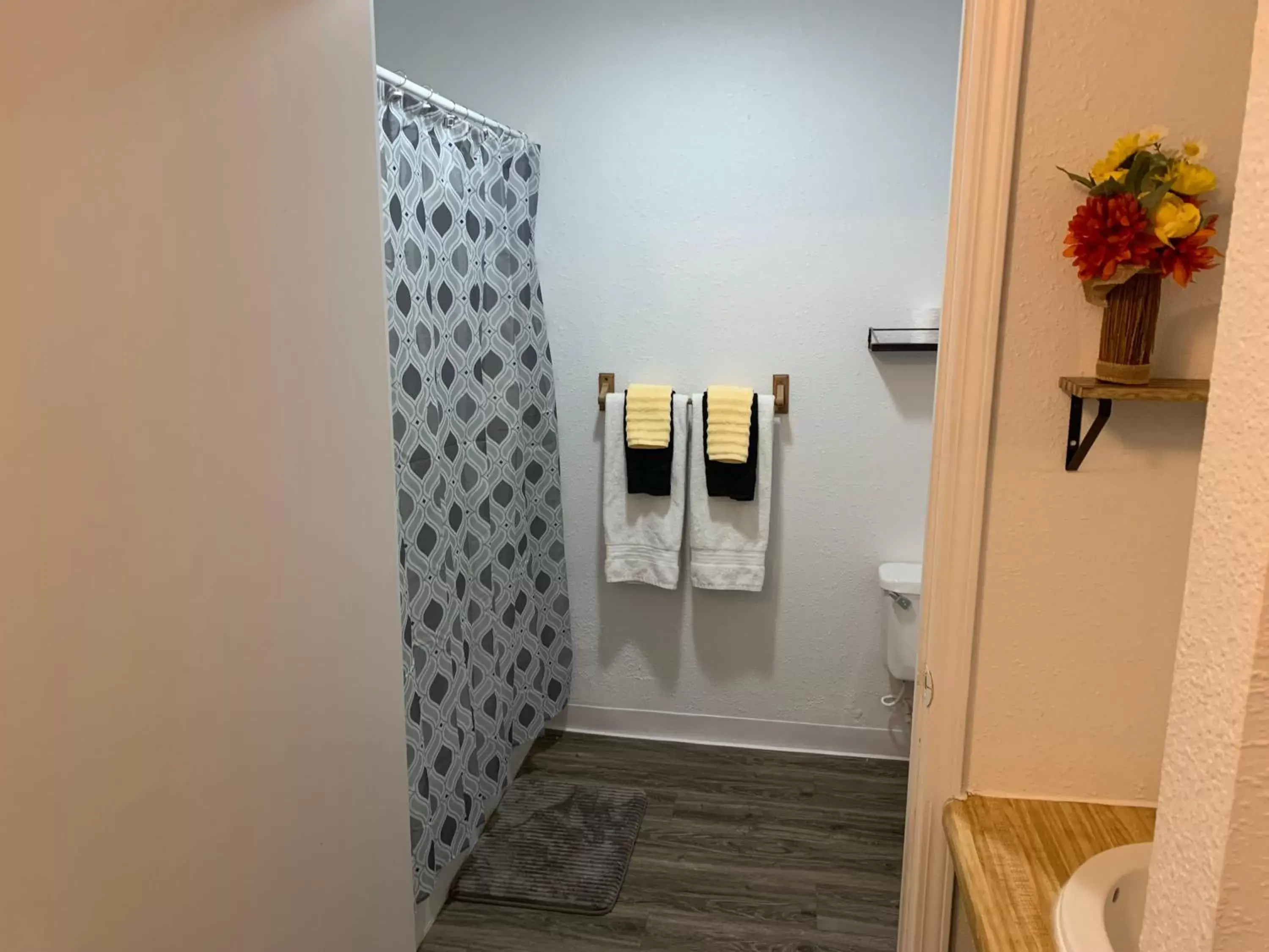 Bathroom in Brownsville Motel