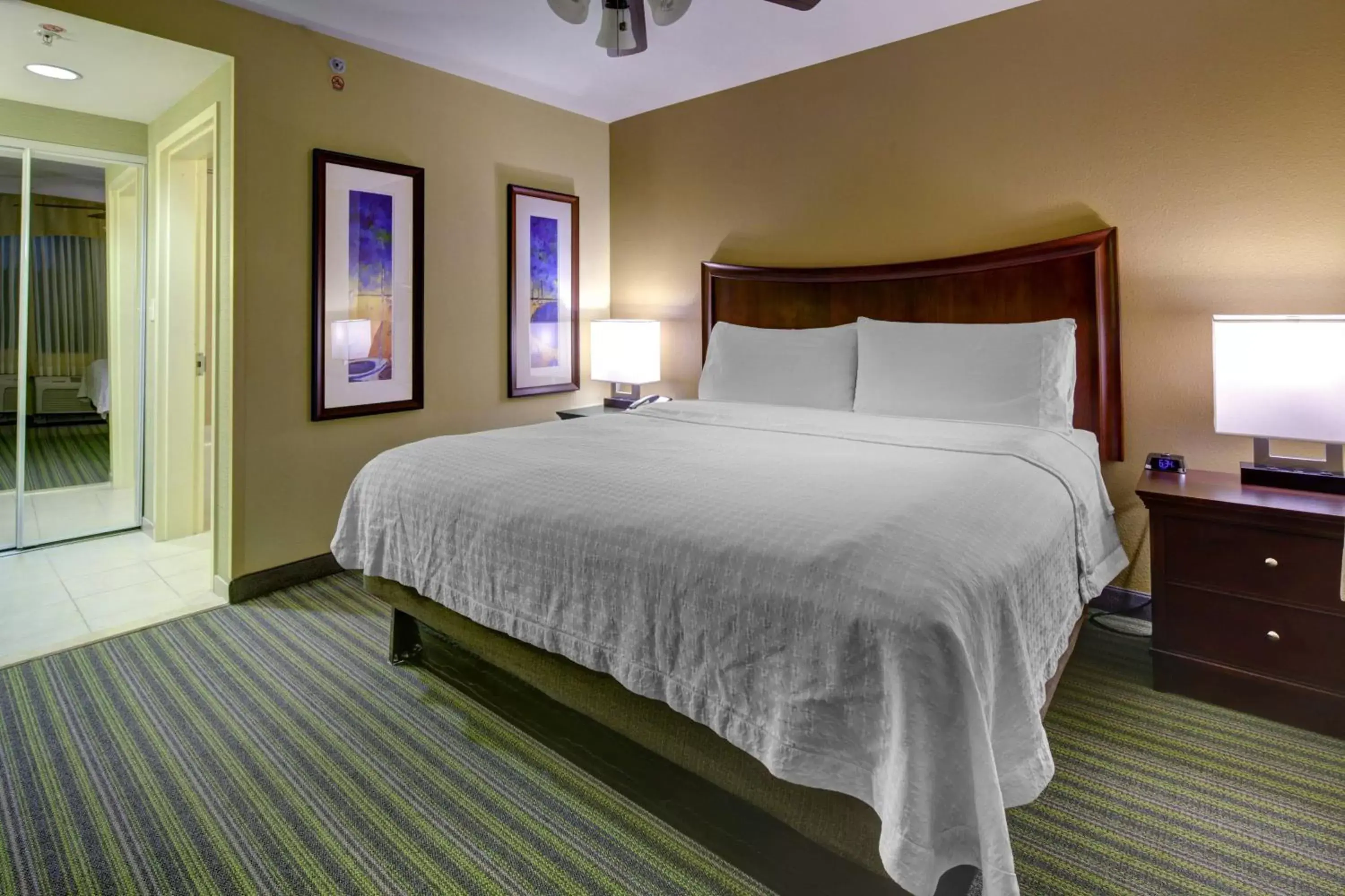 Bed in Homewood Suites by Hilton West Palm Beach