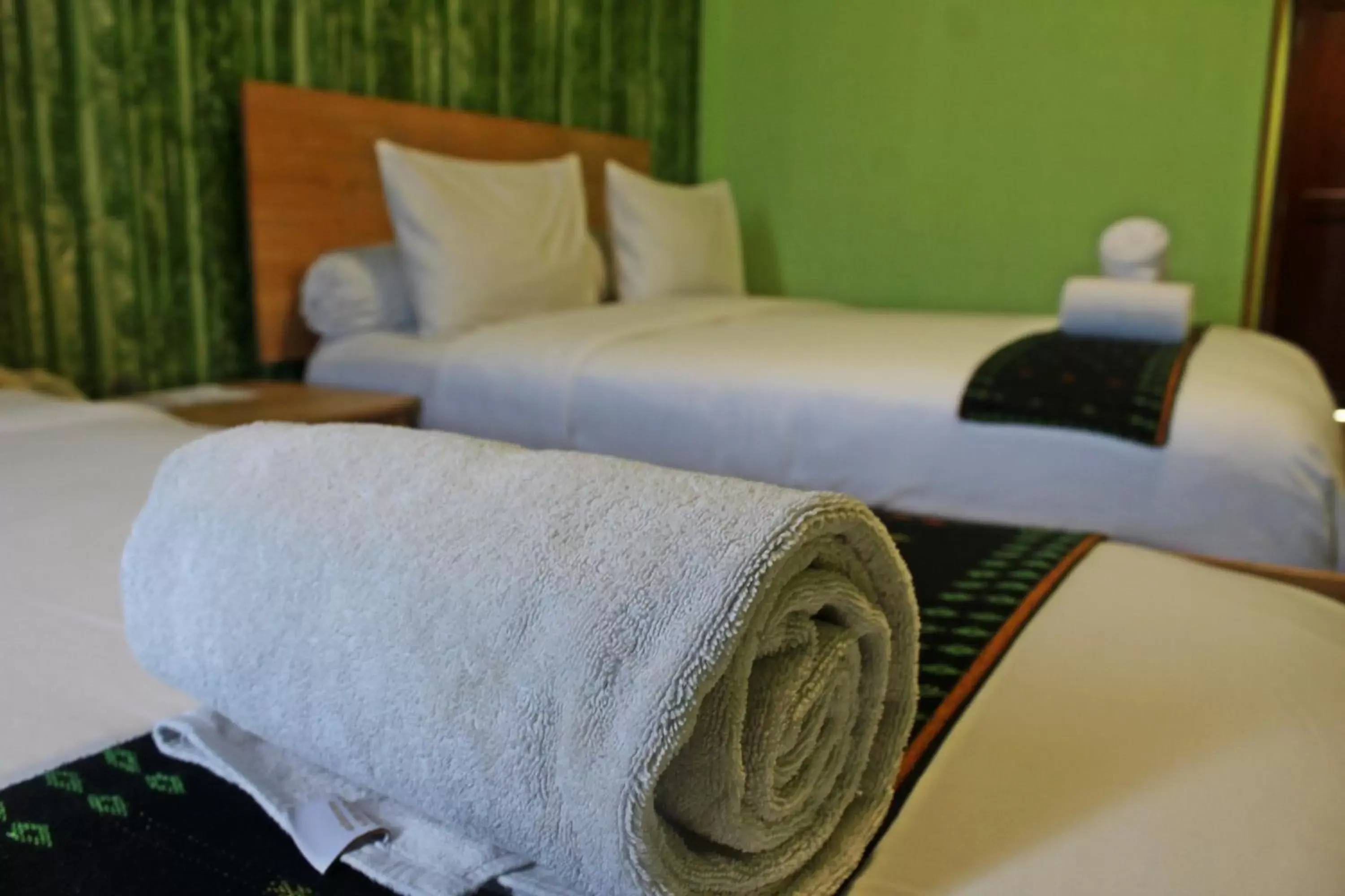 Bed in Exotic Komodo Hotel