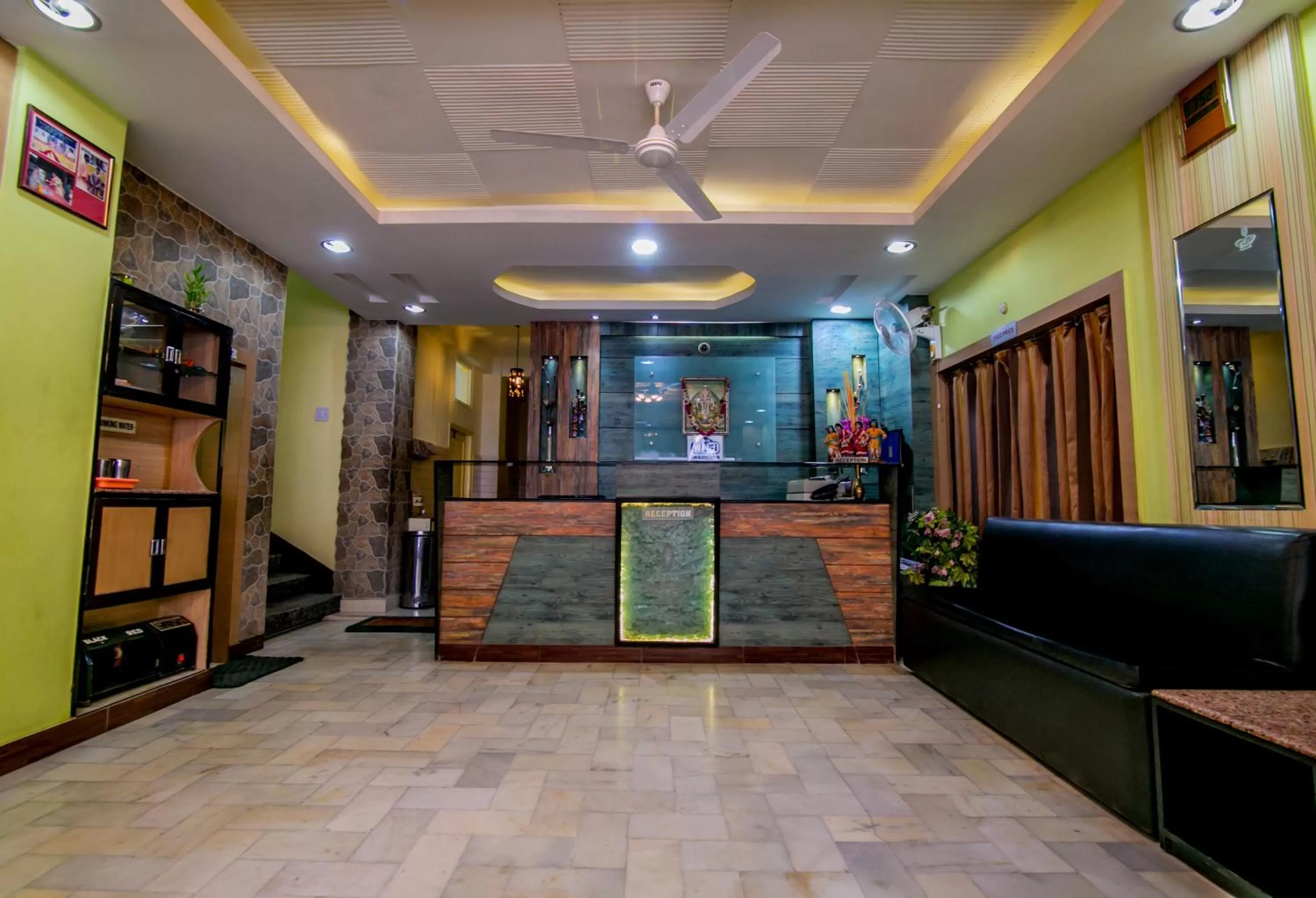 Lobby or reception in Hotel Akashdeep