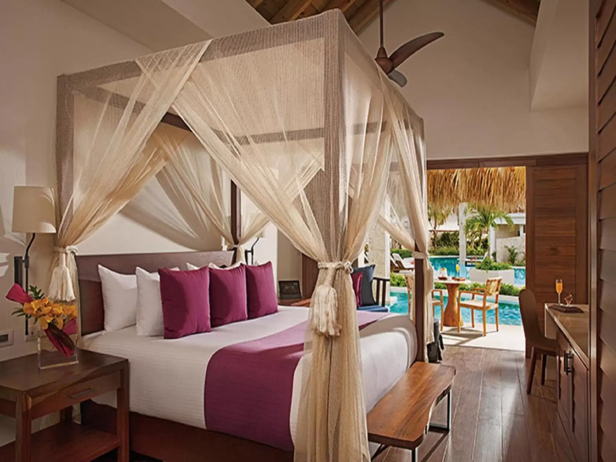 Bedroom, Bed in Secrets Cap Cana Resort & Spa - Adults Only