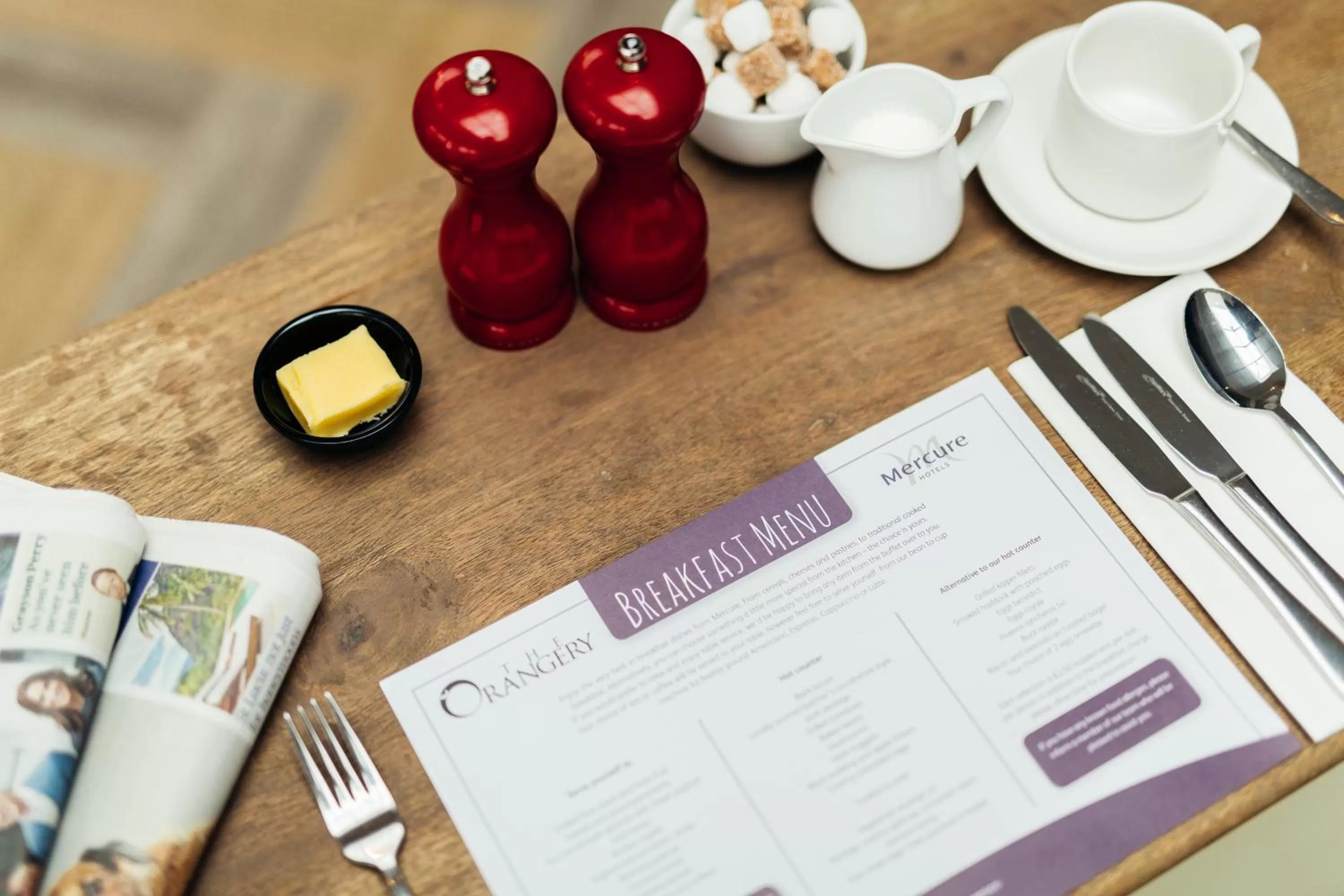 Breakfast in Mercure Newcastle George Washington Hotel Golf & Spa