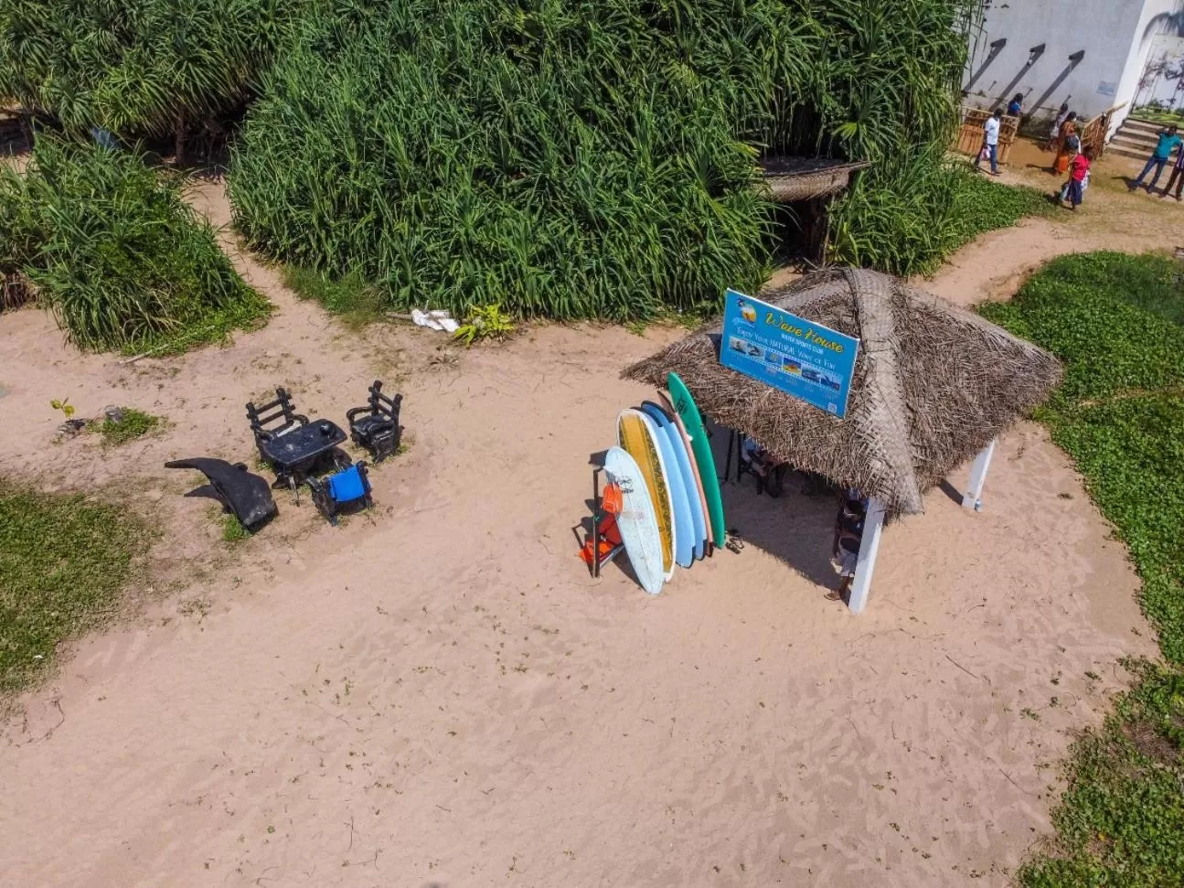 Bird's eye view in Chami Villa Bentota