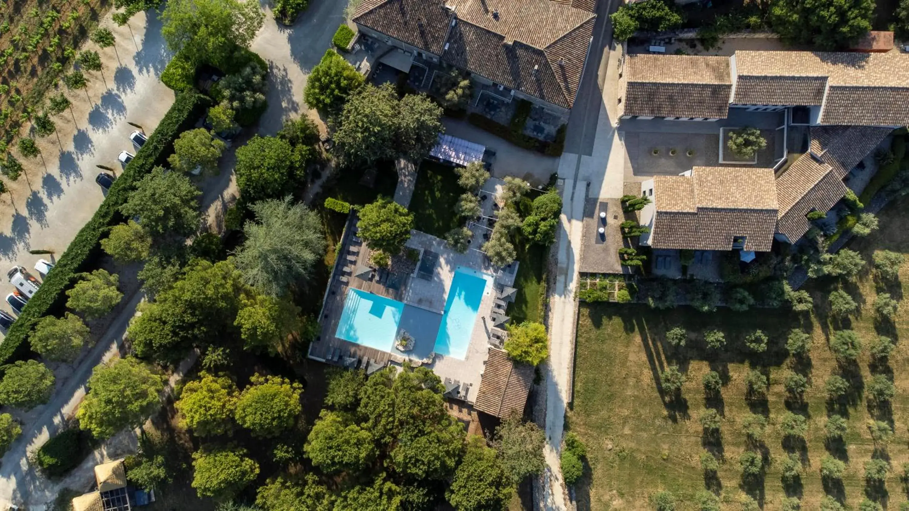 Property building, Bird's-eye View in Le Mas du Terme