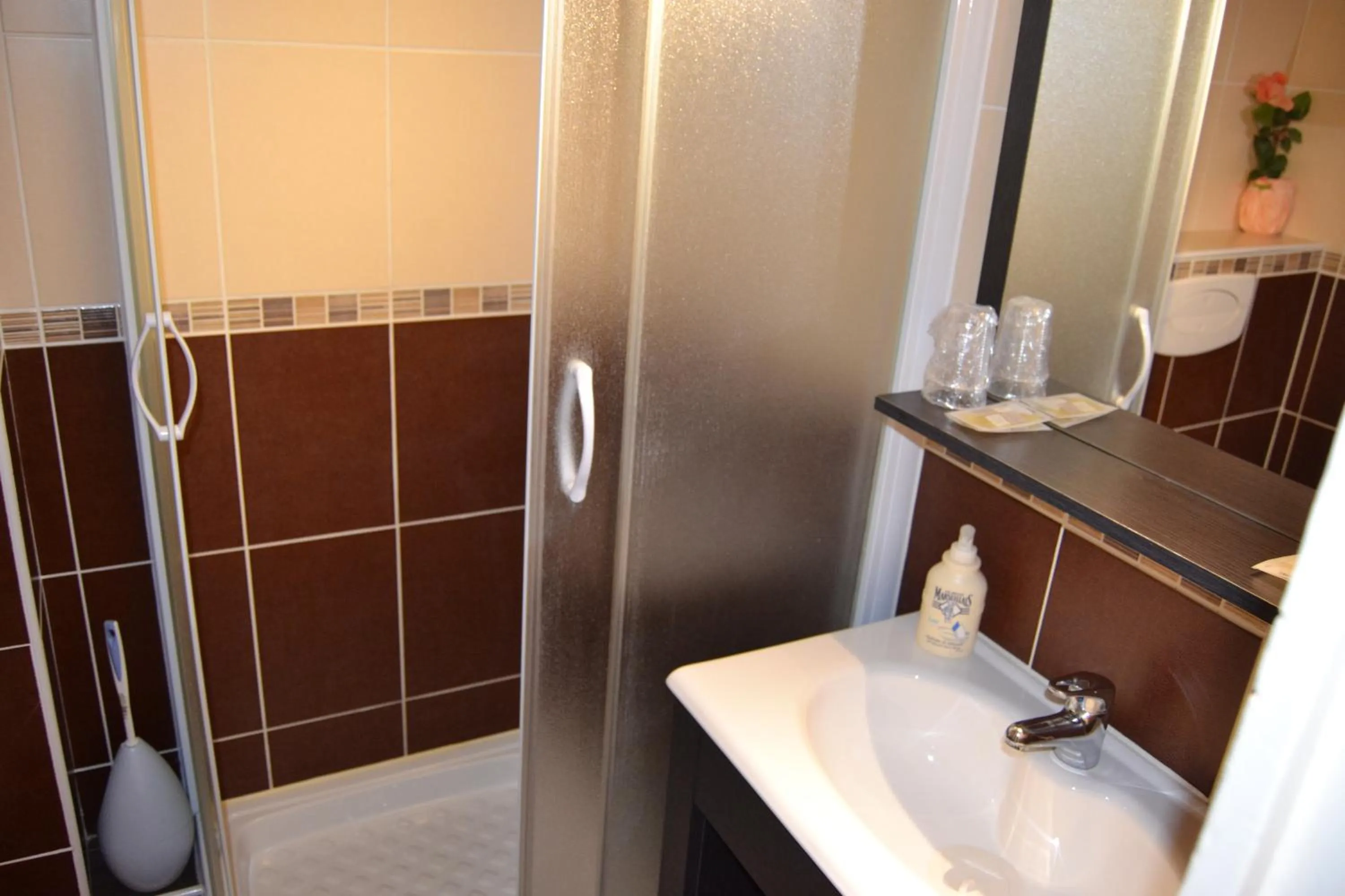 Shower in Will's Hotel