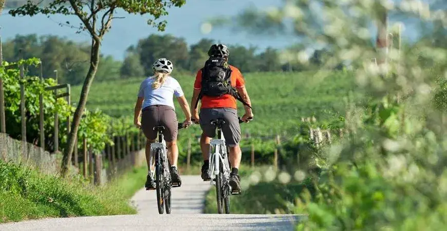 Biking in Grand Hotel Excelsior