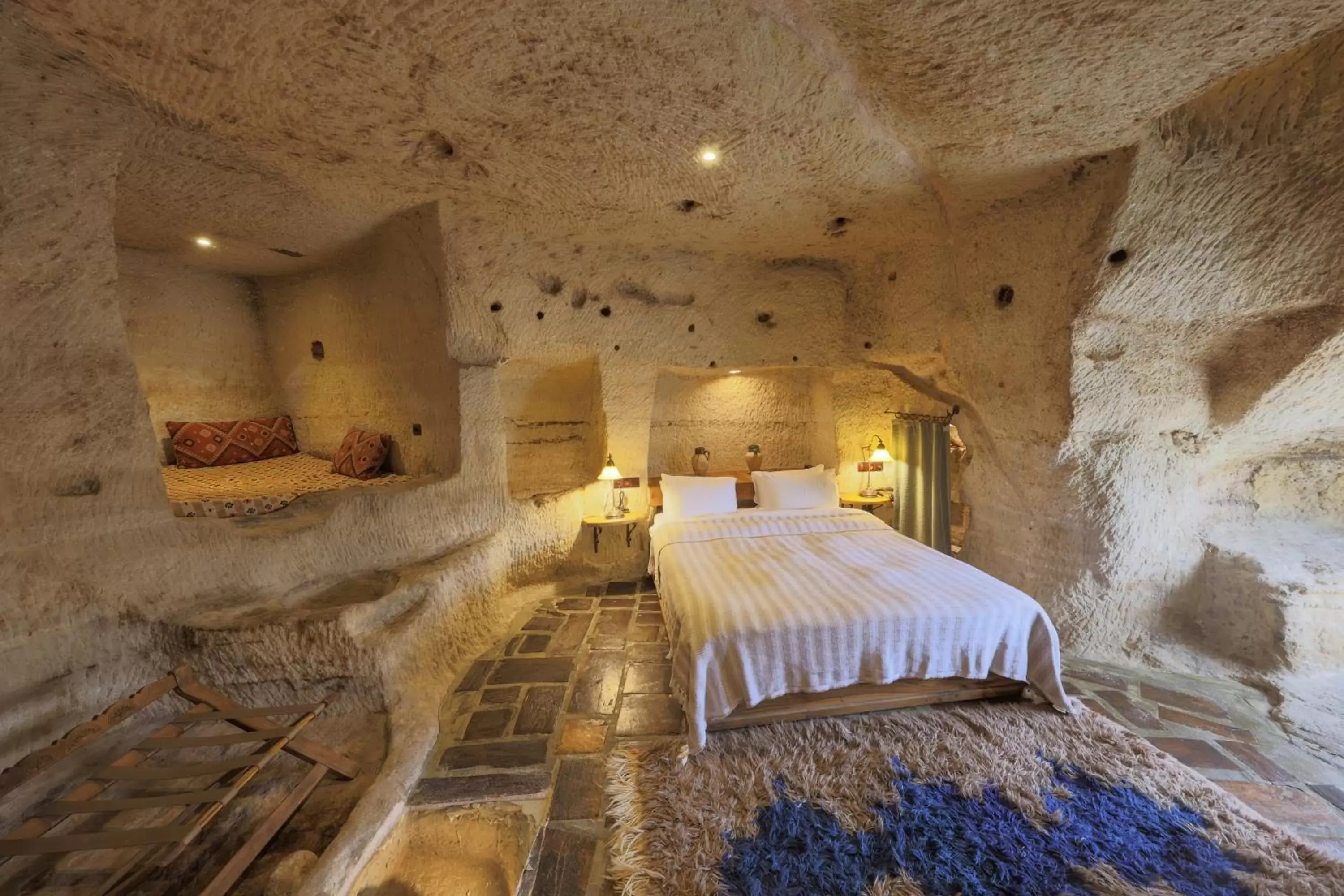 Bed in Kelebek Special Cave Hotel & Spa