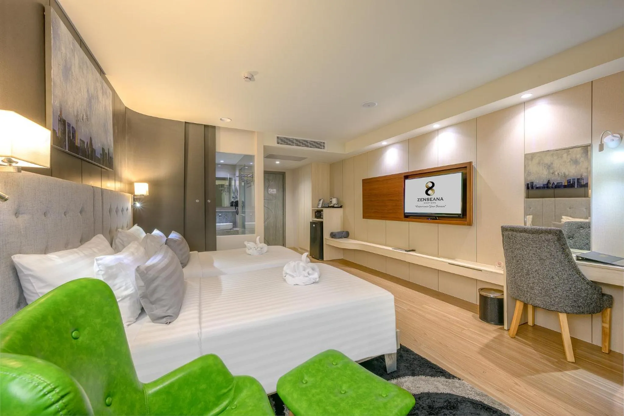 Photo of the whole room, Bed in Zenseana Resort & Spa - Patong, Phuket