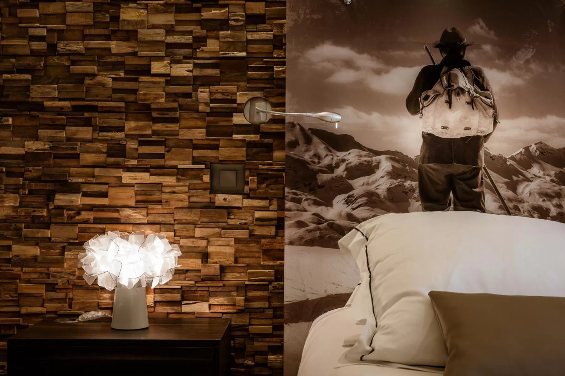 Decorative detail in Hotel Le Tremplin