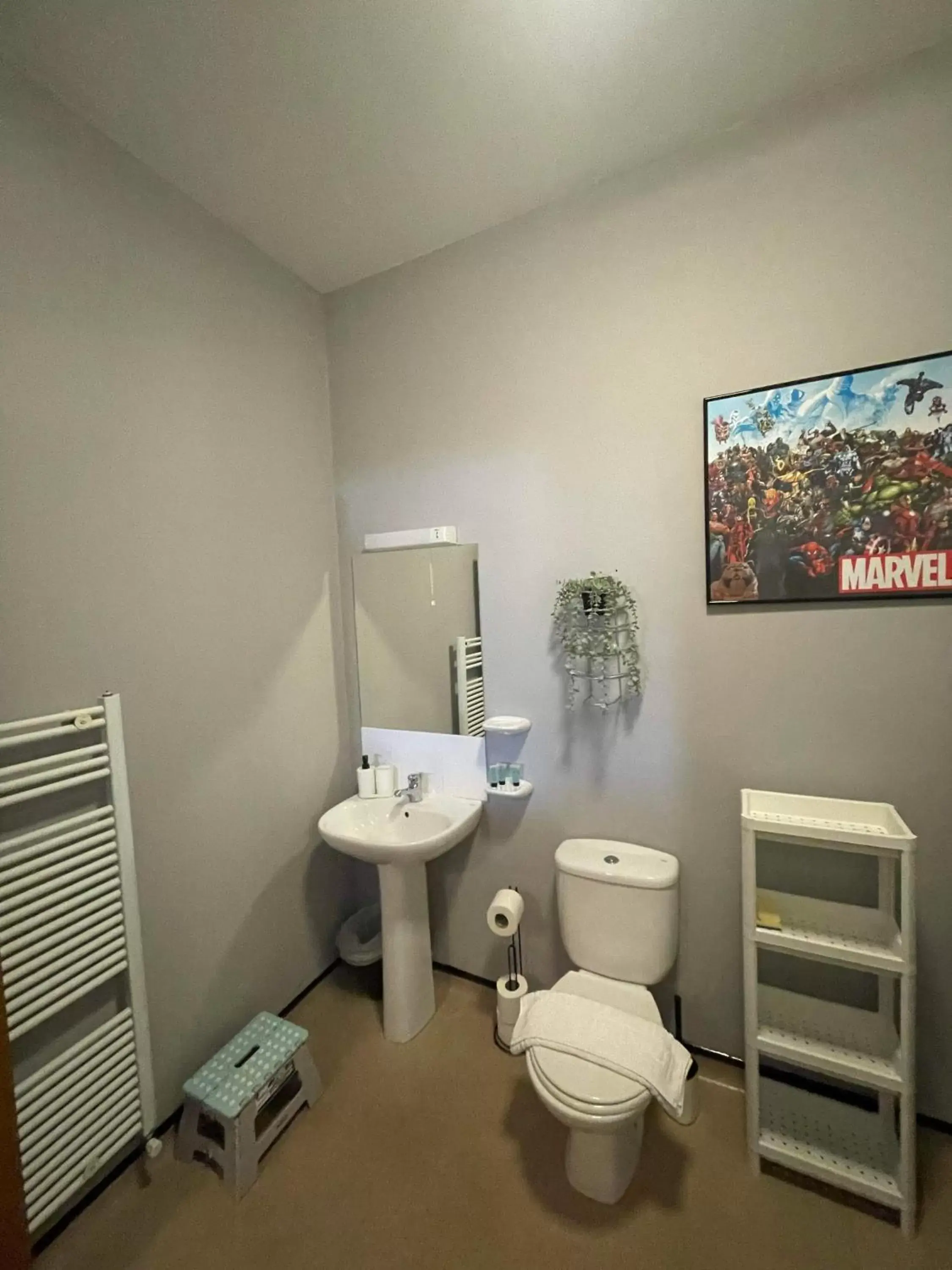 Toilet, Bathroom in Bay view rooms at Mentone Hotel