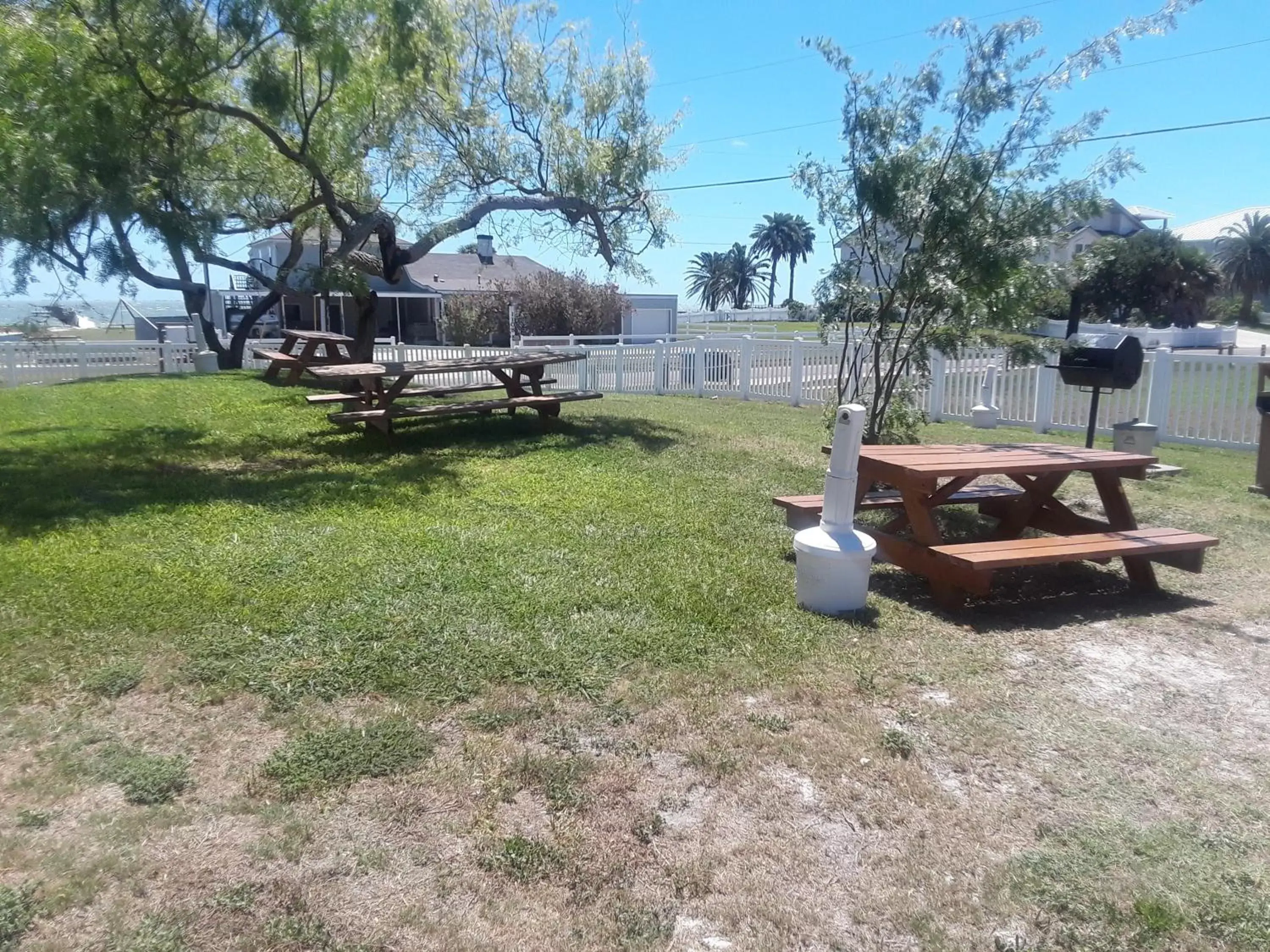 Patio in Benjamin's Pier at Laguna Reef Resort