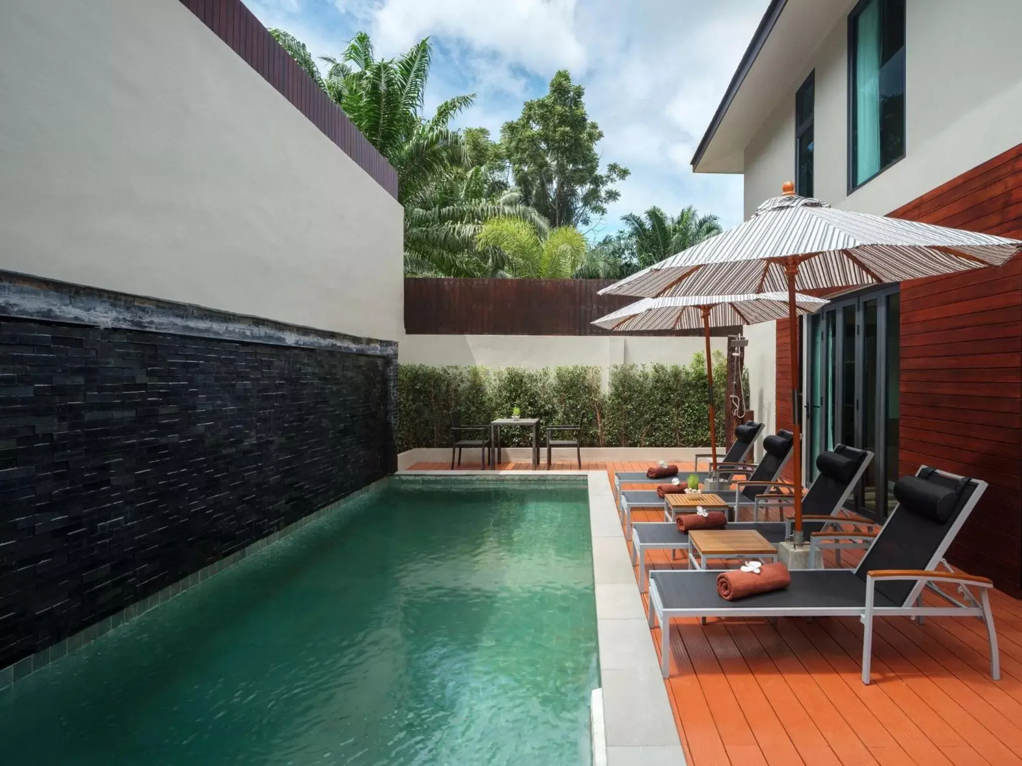 Patio, Swimming Pool in De Malee Pool Villas - SHA Extra Plus