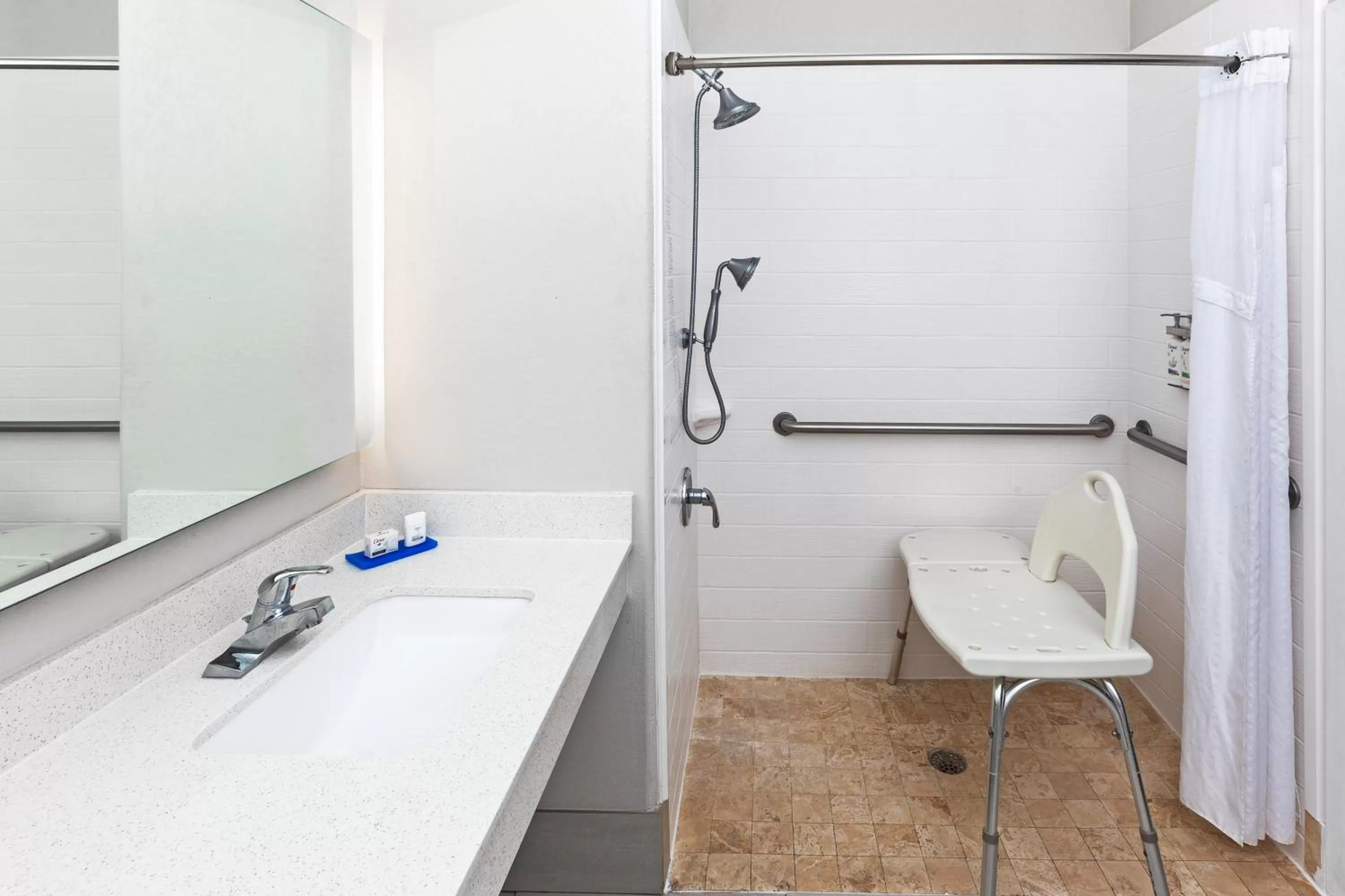 Shower in Holiday Inn Express & Suites Lafayette South by IHG