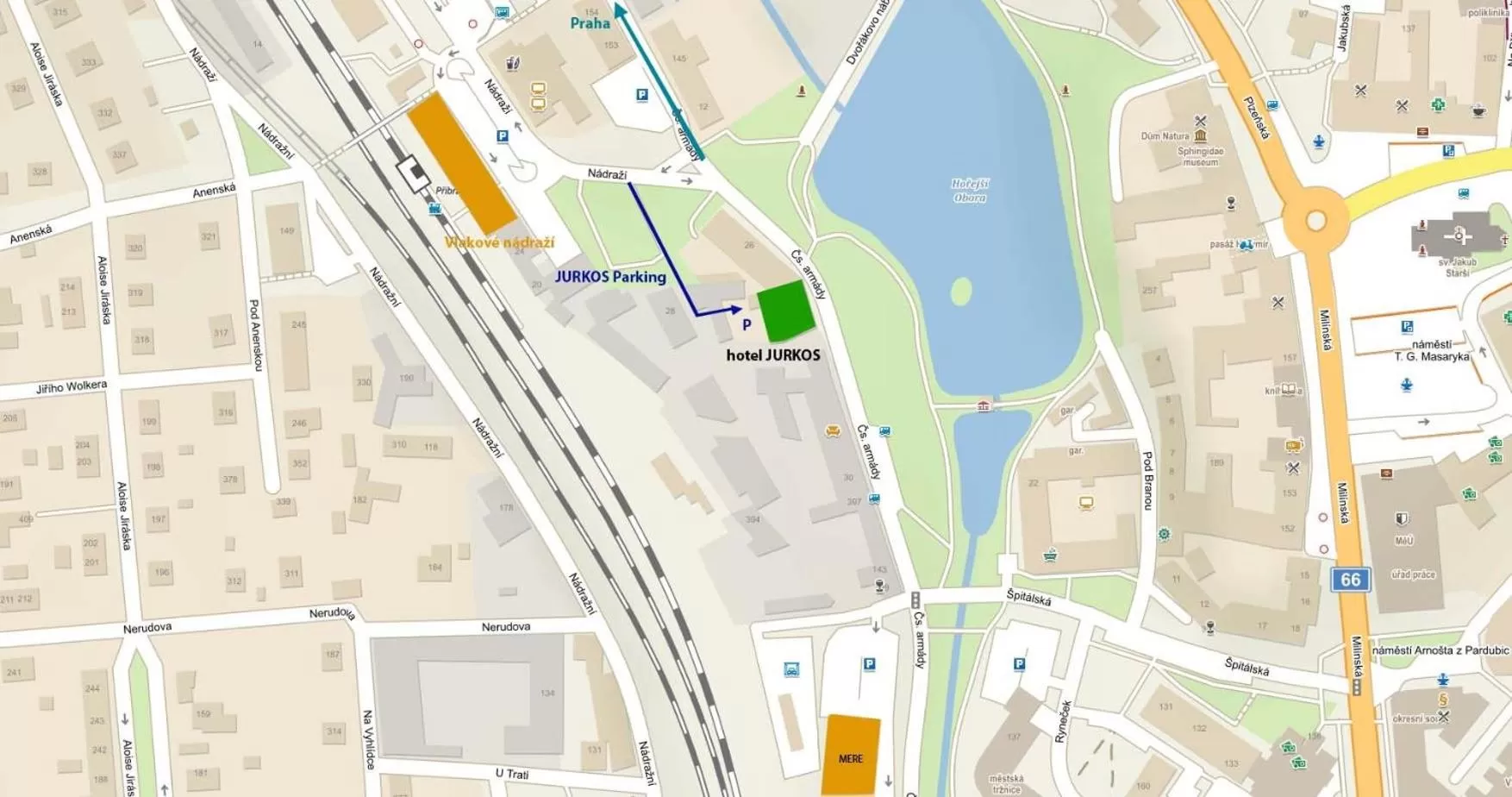 Parking in Hotel JURKOS