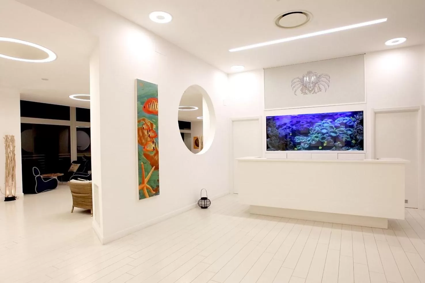 Lobby or reception in Hotel Miramare Stabia