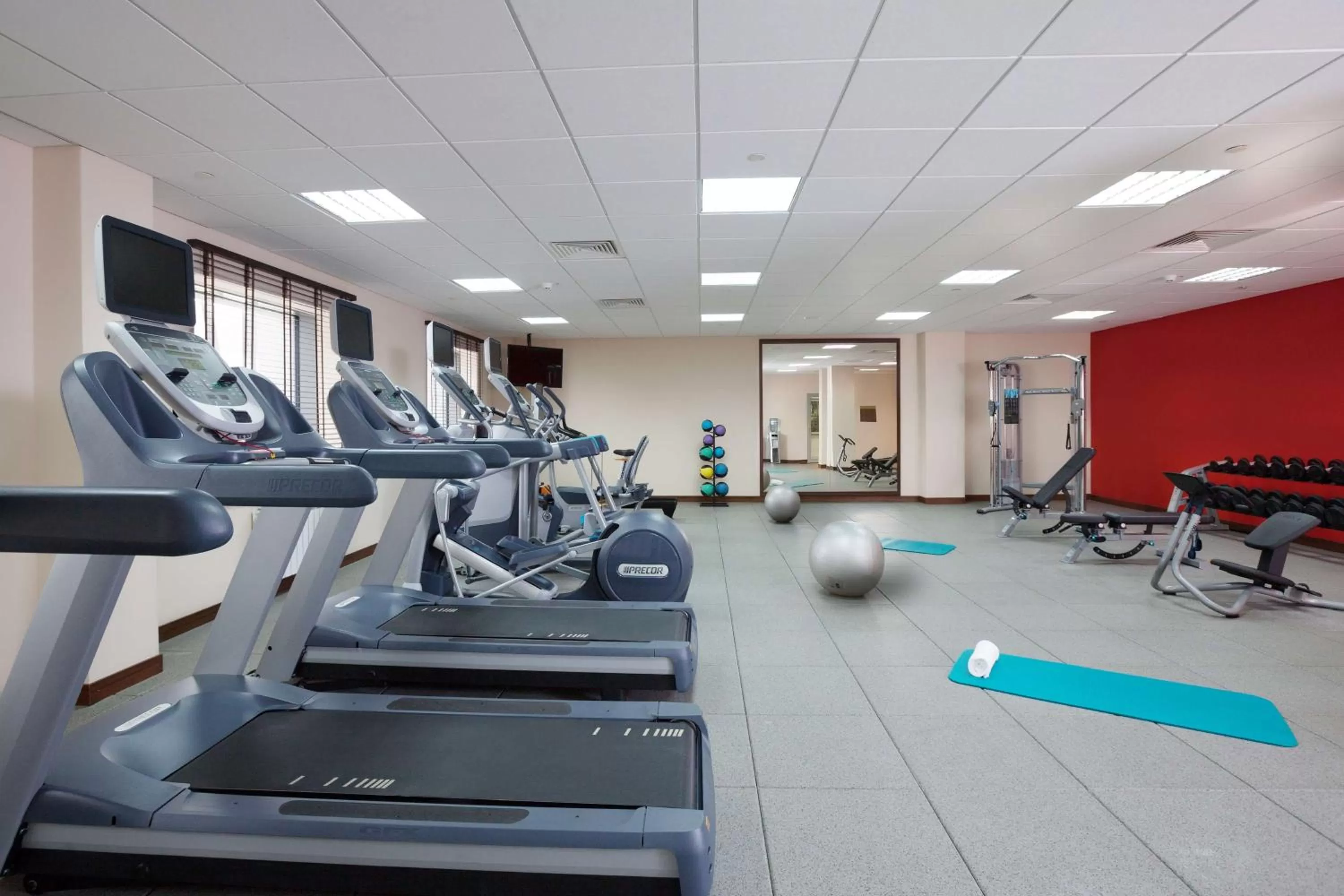 Fitness centre/facilities in Hilton Garden Inn Astana