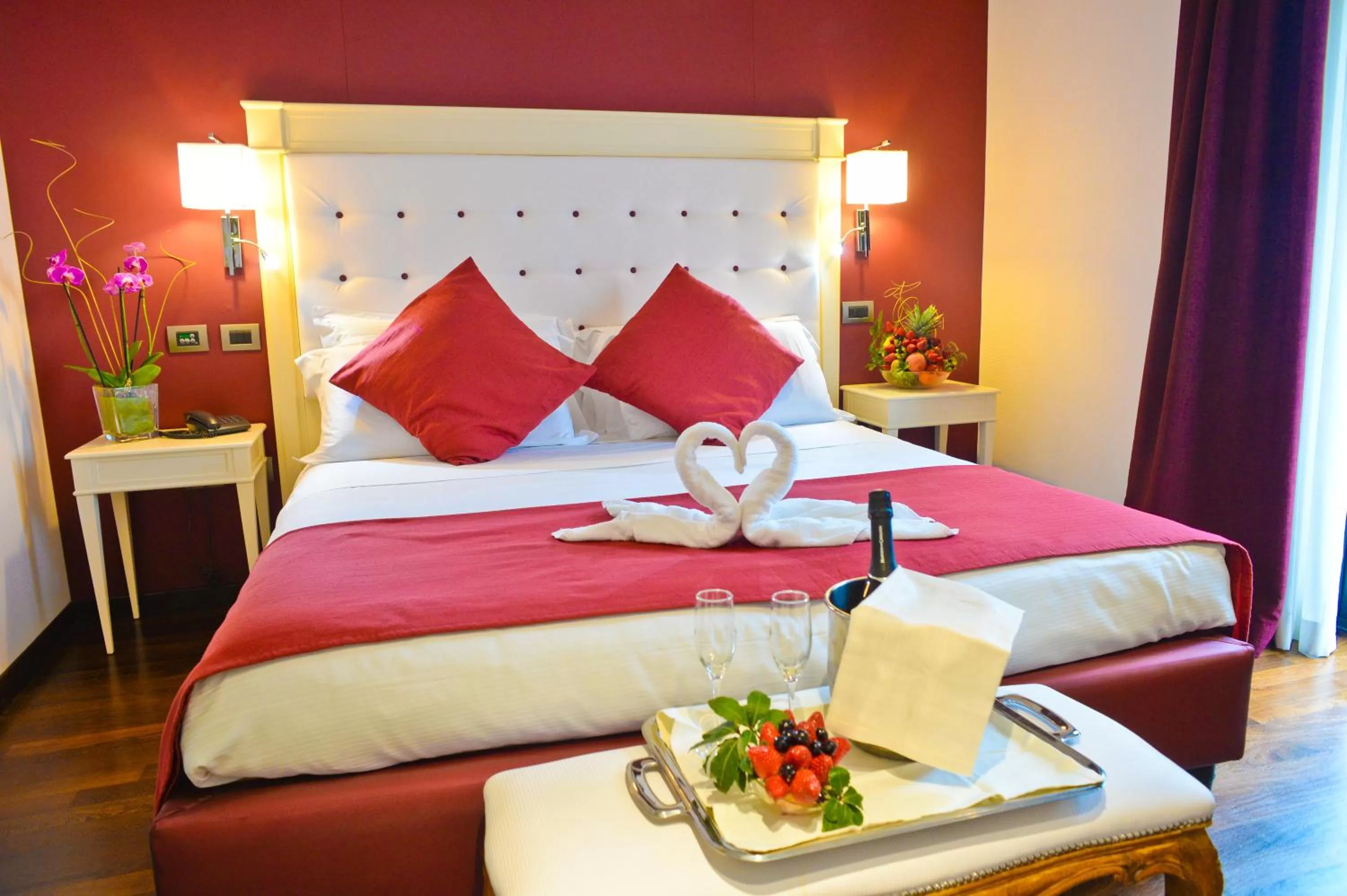 Bedroom, Bed in Trilussa Palace Hotel Congress & Spa