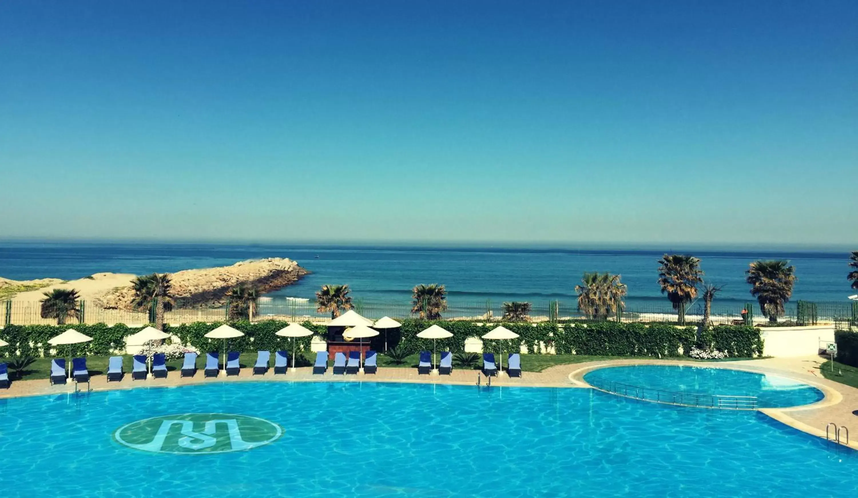 Pool view, Swimming Pool in Grand Mogador Sea View & Spa