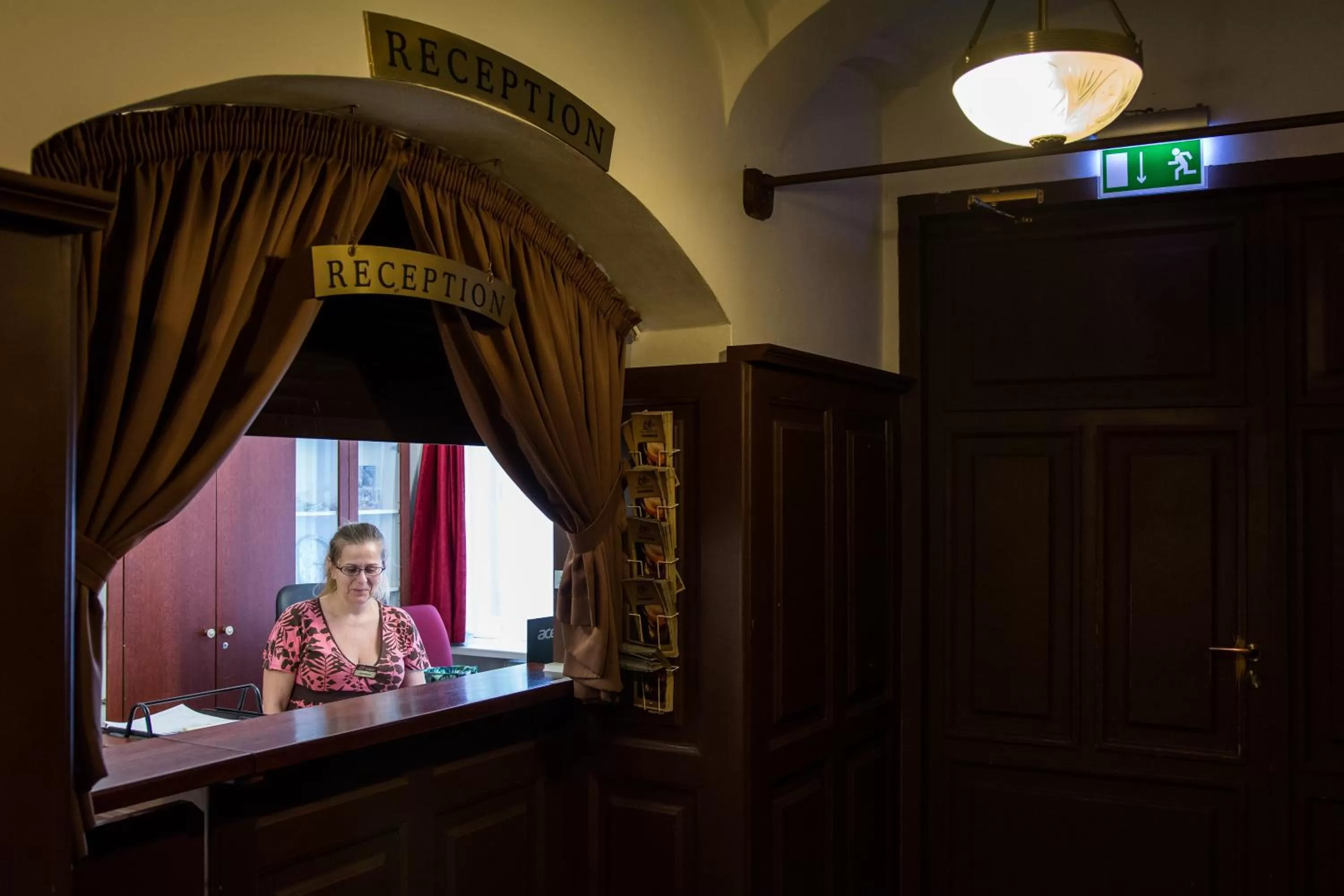 Lobby or reception in Pivovar Hotel Na Rychtě