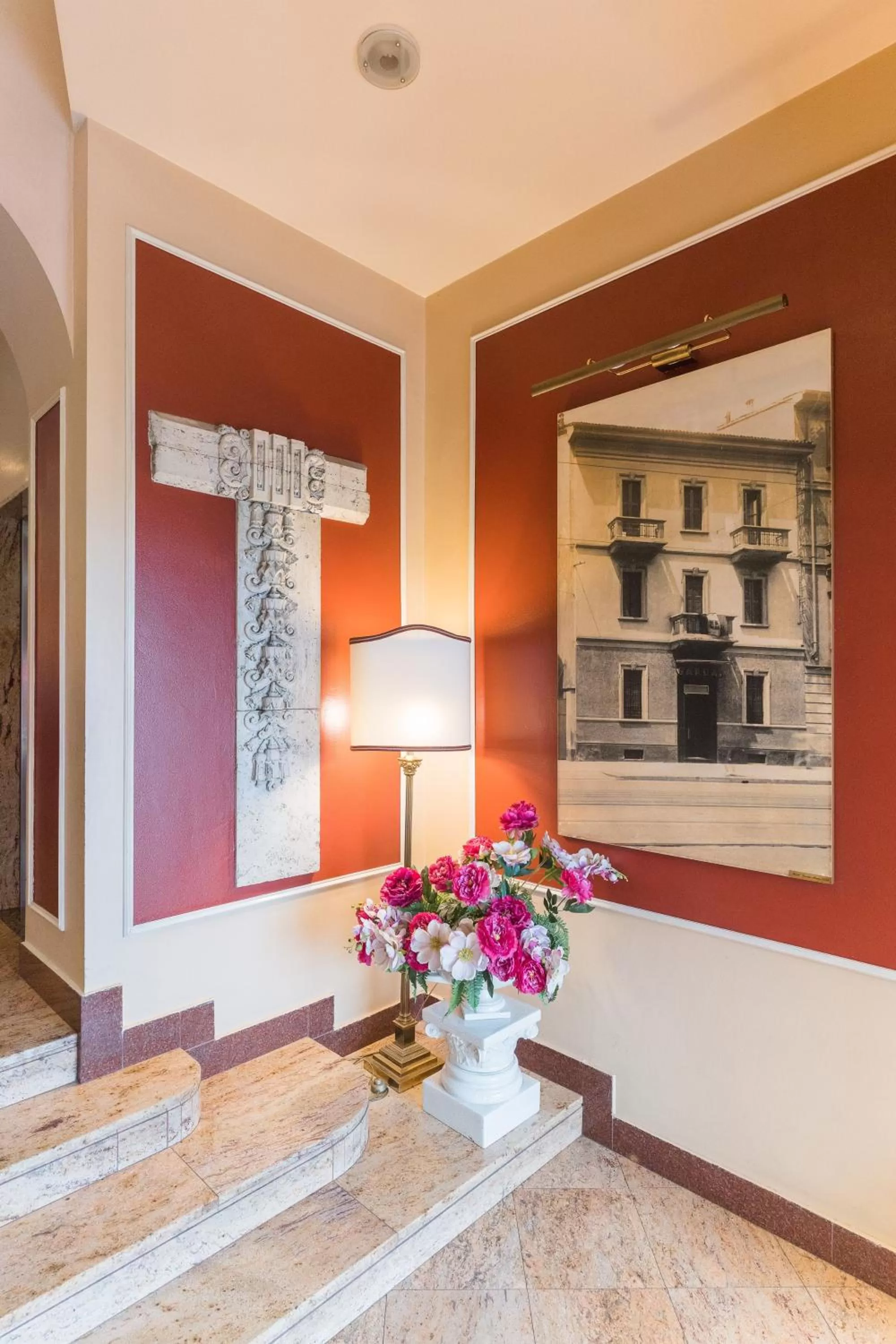 Lobby or reception in Hotel Garda