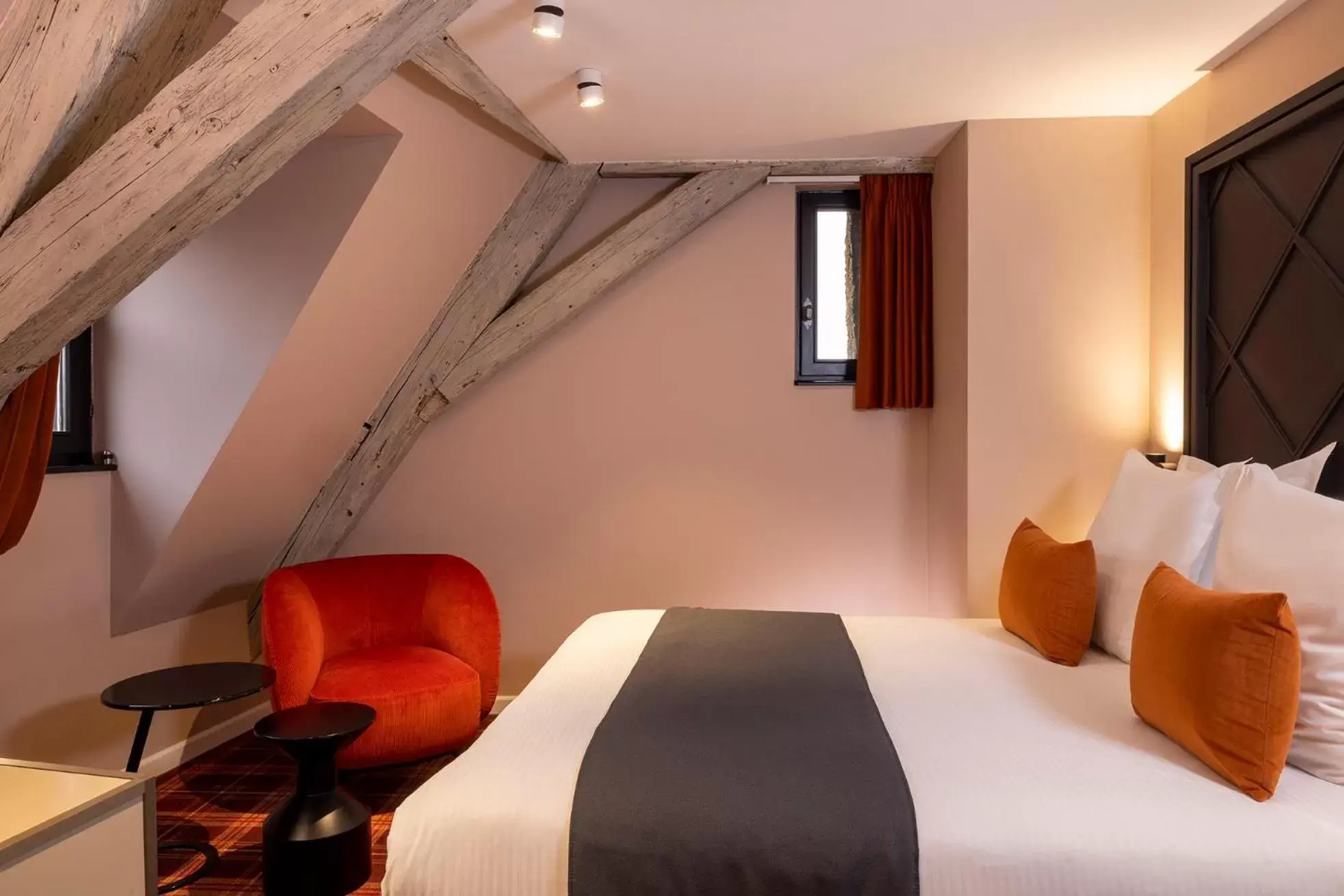 Bedroom, Bed in Hotel Le Colombier