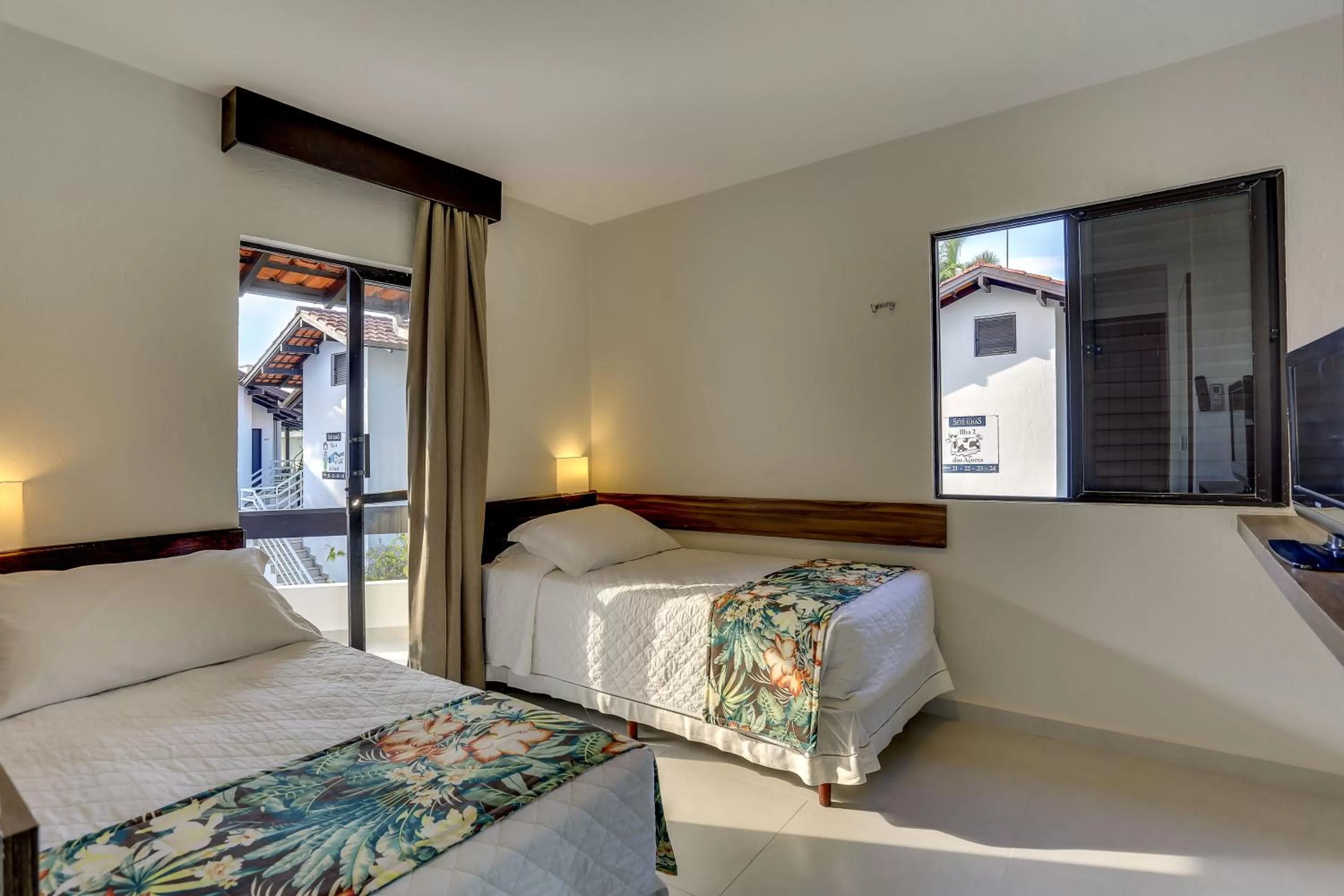 Bedroom, Bed in Hotel Sete Ilhas