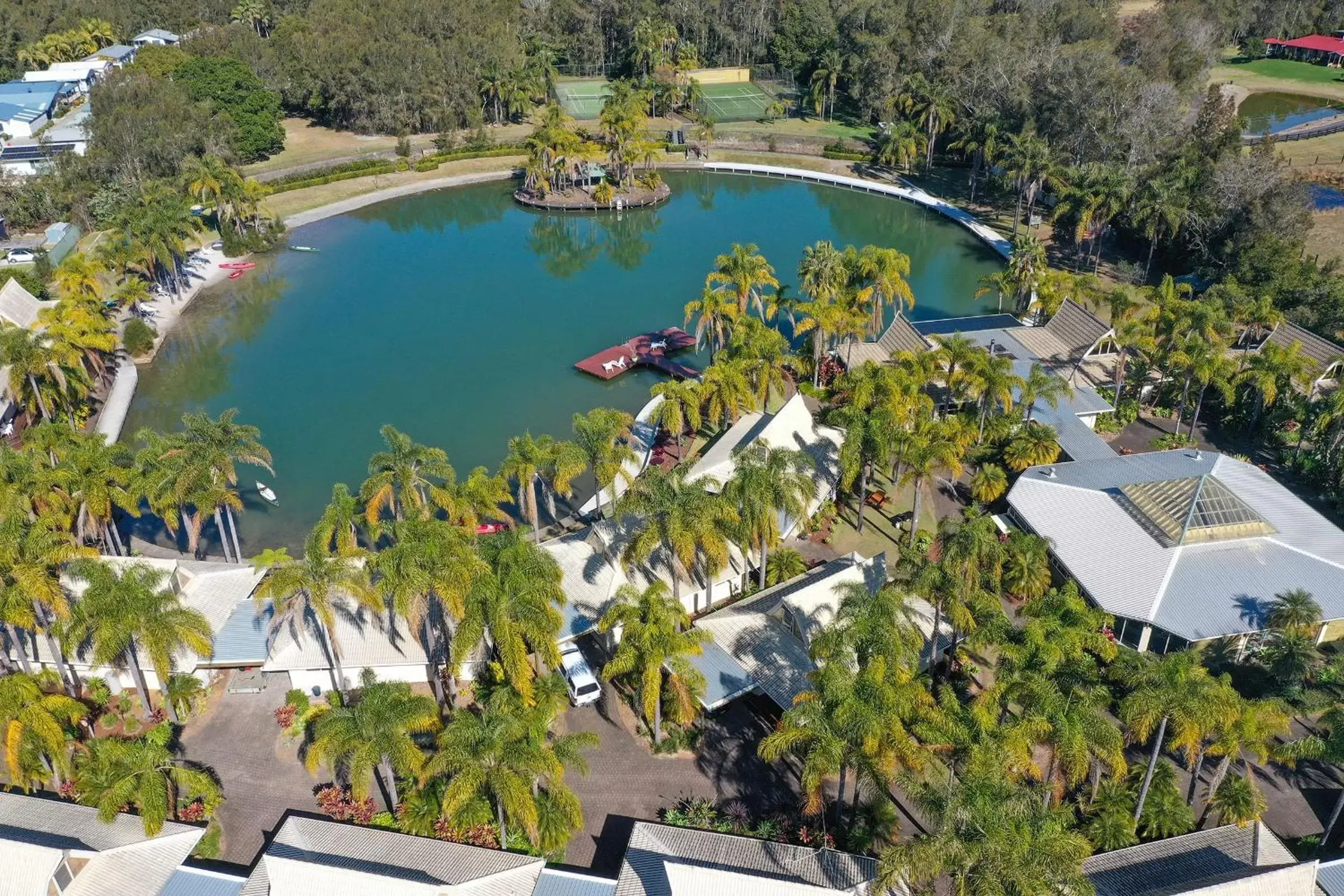 Bird's eye view, Bird's-eye View in ULTIQA Village Resort