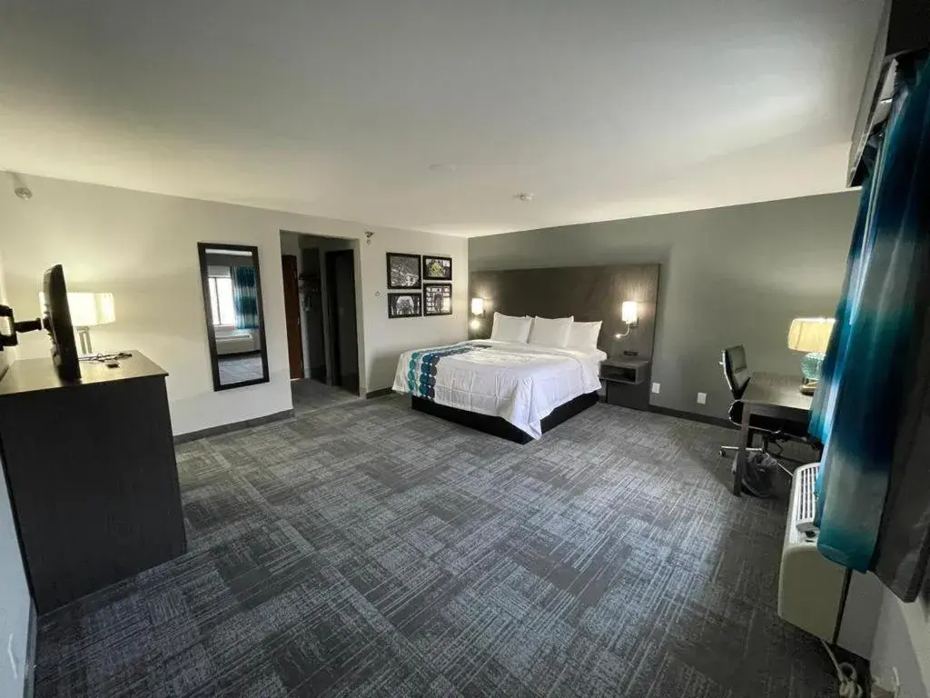 Bedroom, Bed in La Quinta Inn by Wyndham Indianapolis Airport Executive Dr