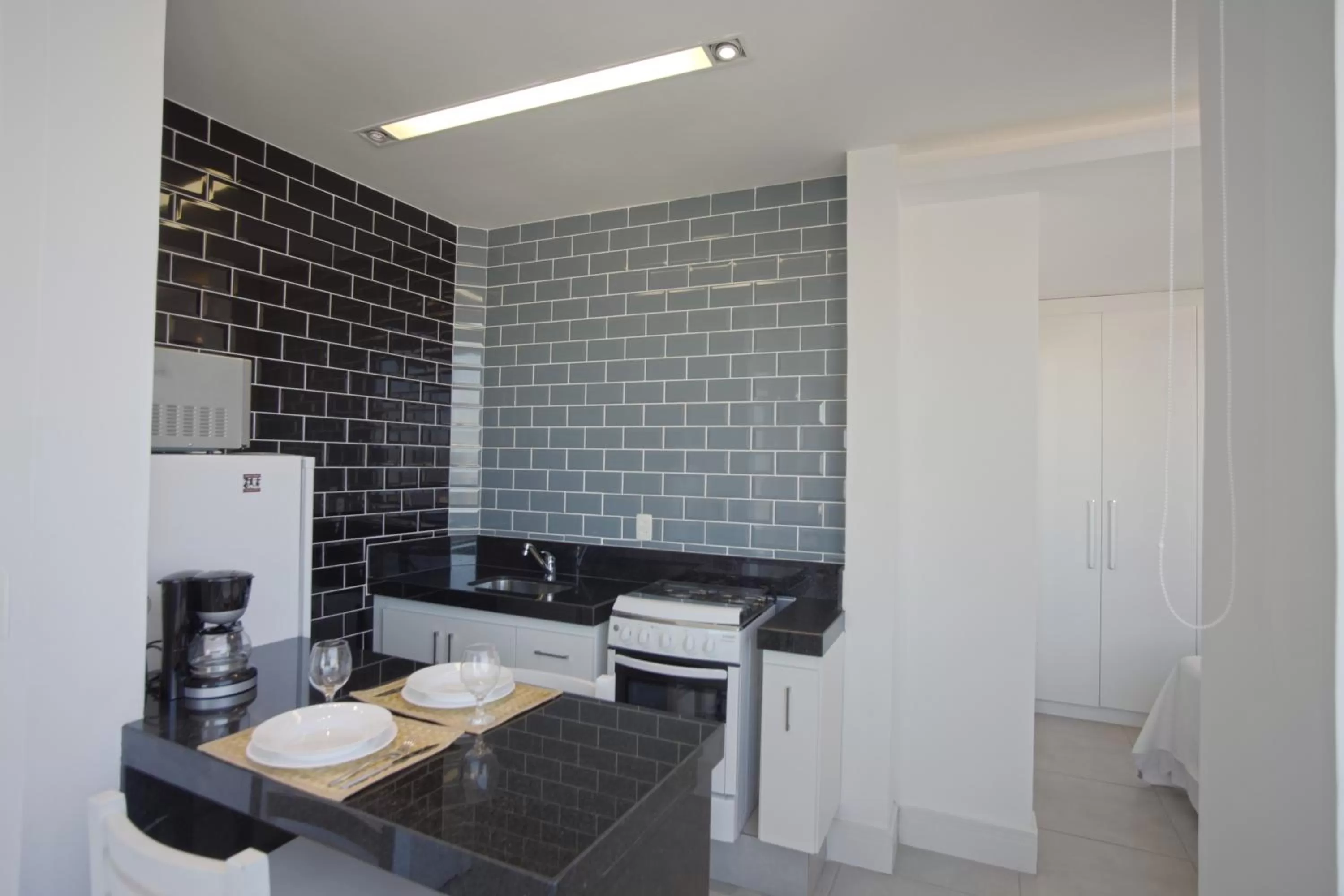 Kitchen or kitchenette in Sugar Loft Apartments