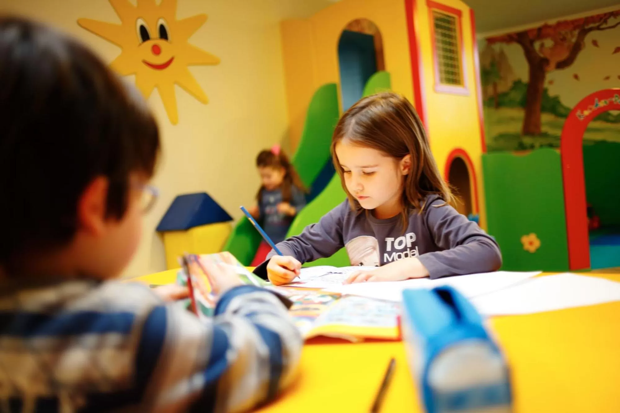 young children in Hotel Der Bär