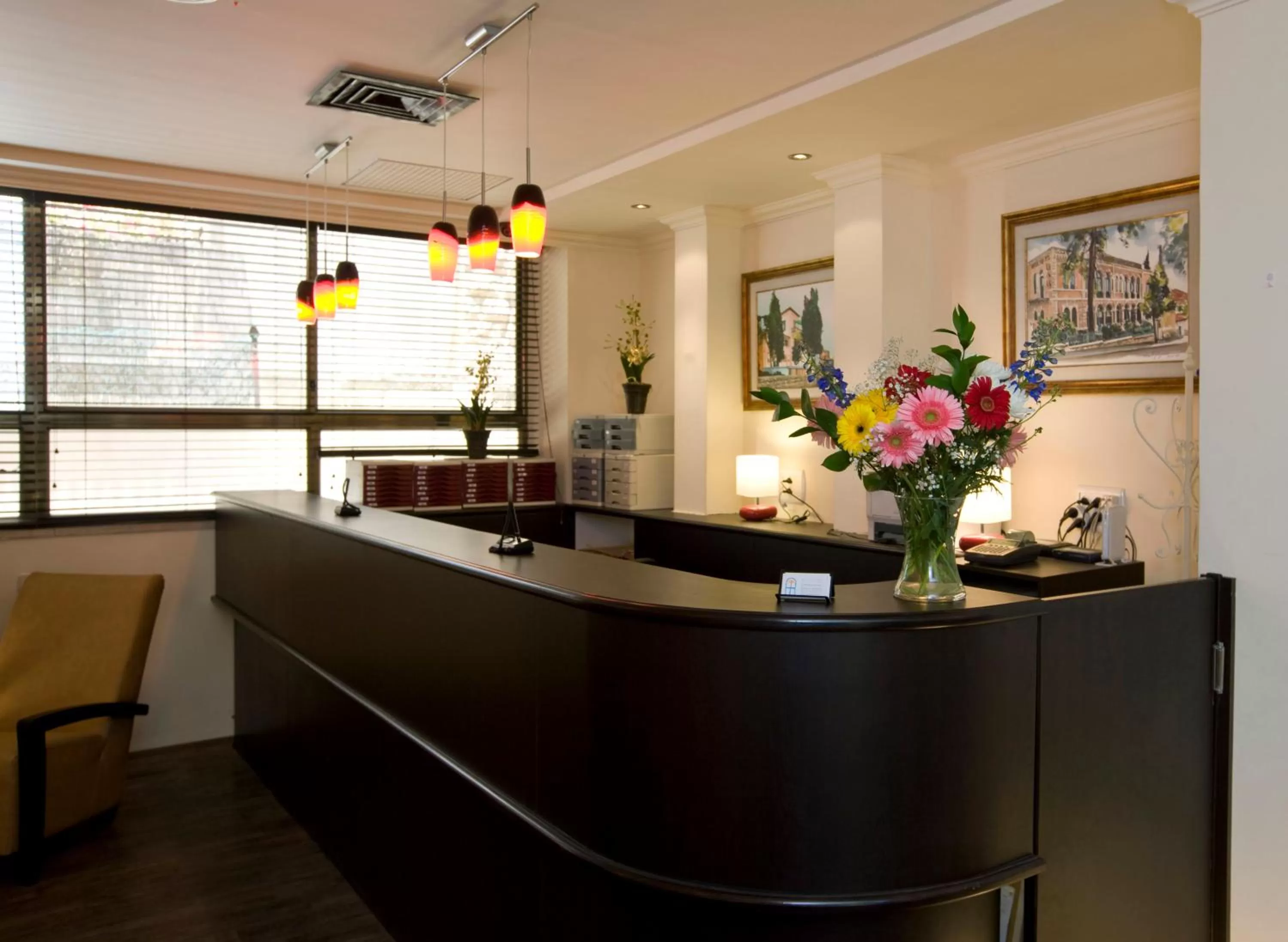 Lobby or reception in A Little House In Rechavia