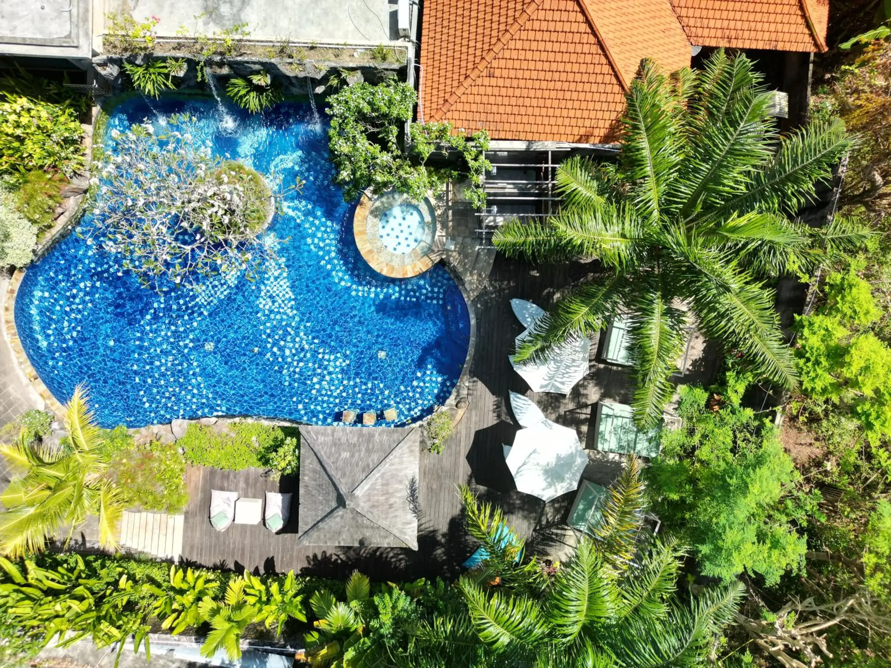 Swimming pool, Pool View in The Leaf Jimbaran Luxury Villas
