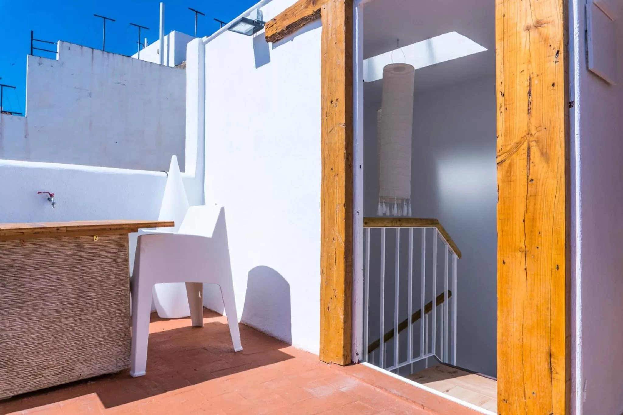 Balcony/Terrace in Blancos Rooms Hotel