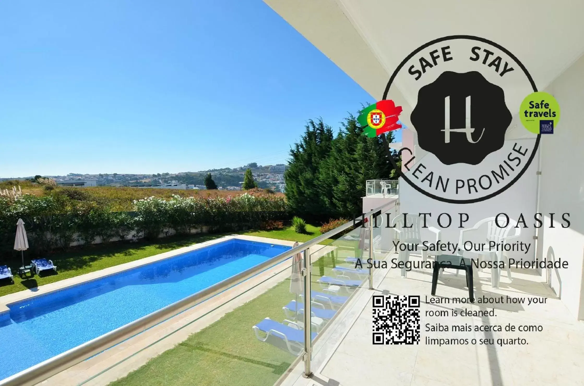 Pool view, Swimming Pool in HILLTOP OASIS Lisboa Oeiras