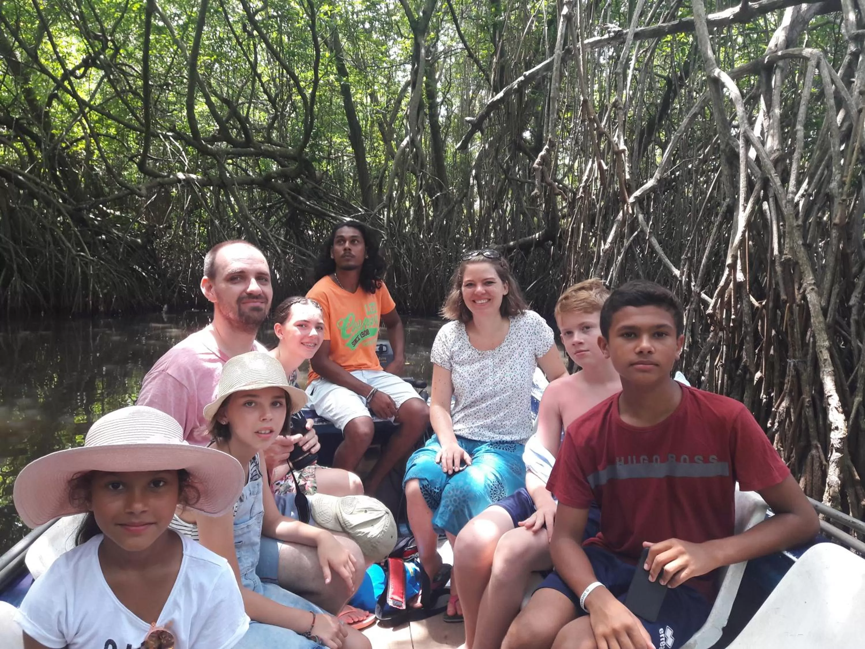 group of guests in Wimala B&B
