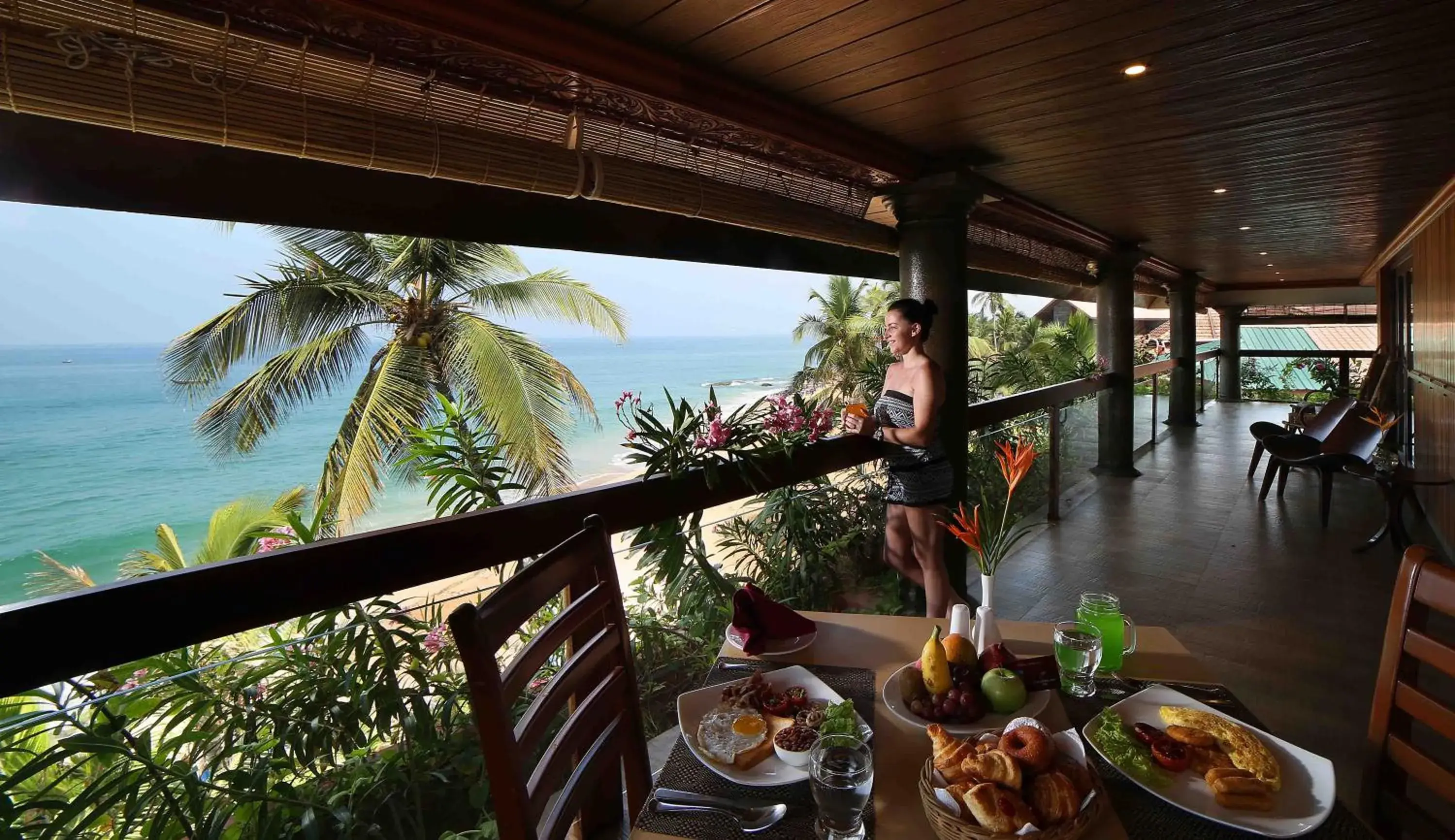 Balcony/Terrace in Uday Samudra Leisure Beach Hotel