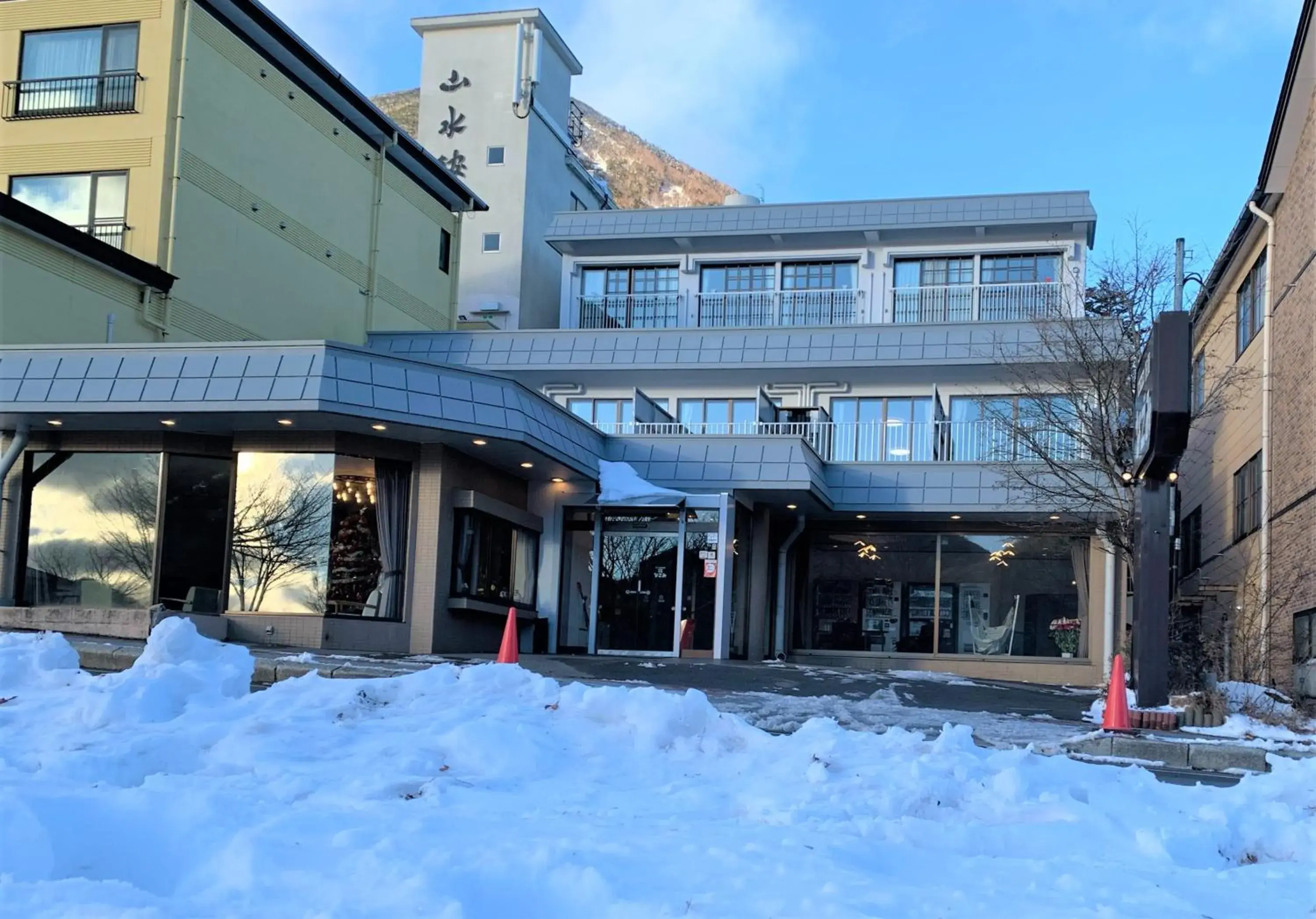 Property building, Winter in Hatago Nagomi Hot Spring Hotel